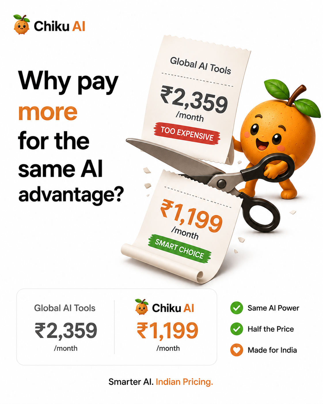 Chiku AI Facebook ad