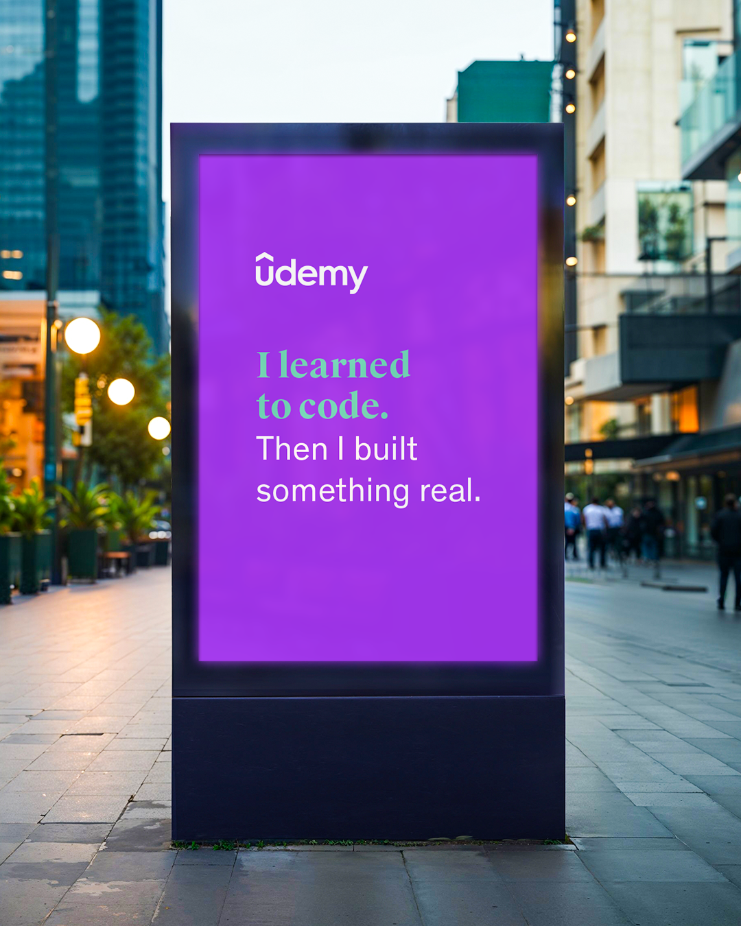 Udemy Facebook ad