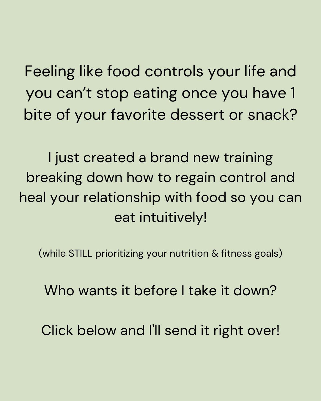 Sloane Elizabeth Facebook ad: Get Your Life Back From Food