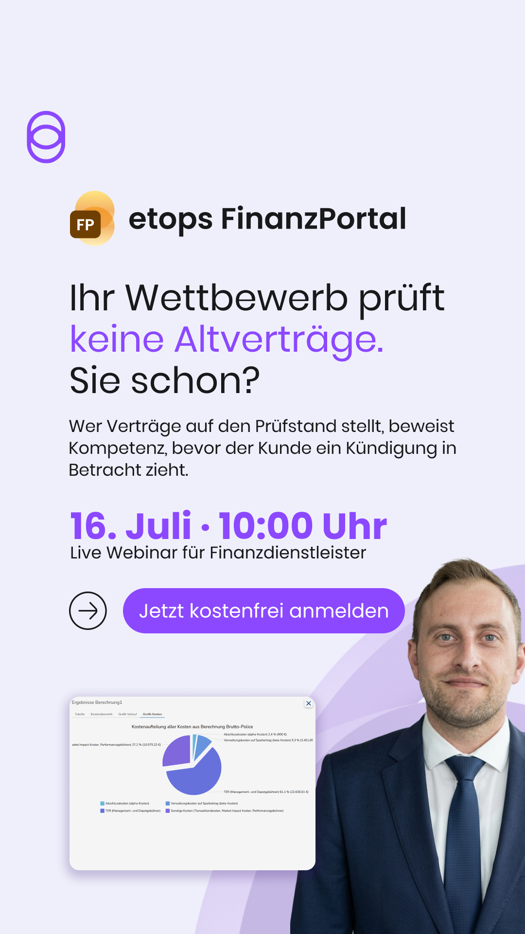 Etops FinanzPortal Facebook ad from Jul 3, 2026