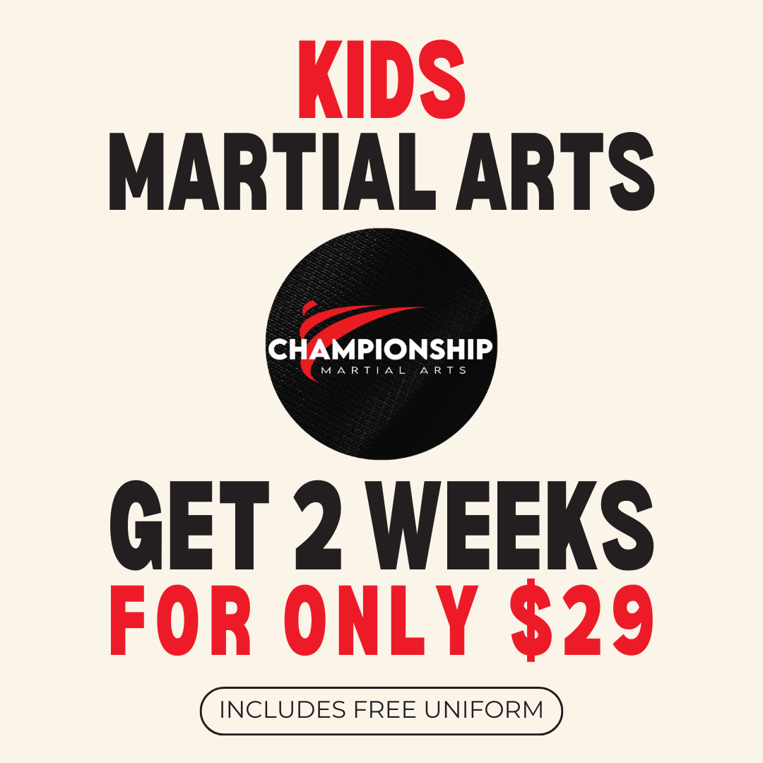 Championship Martial Arts - Kenosha Facebook ad