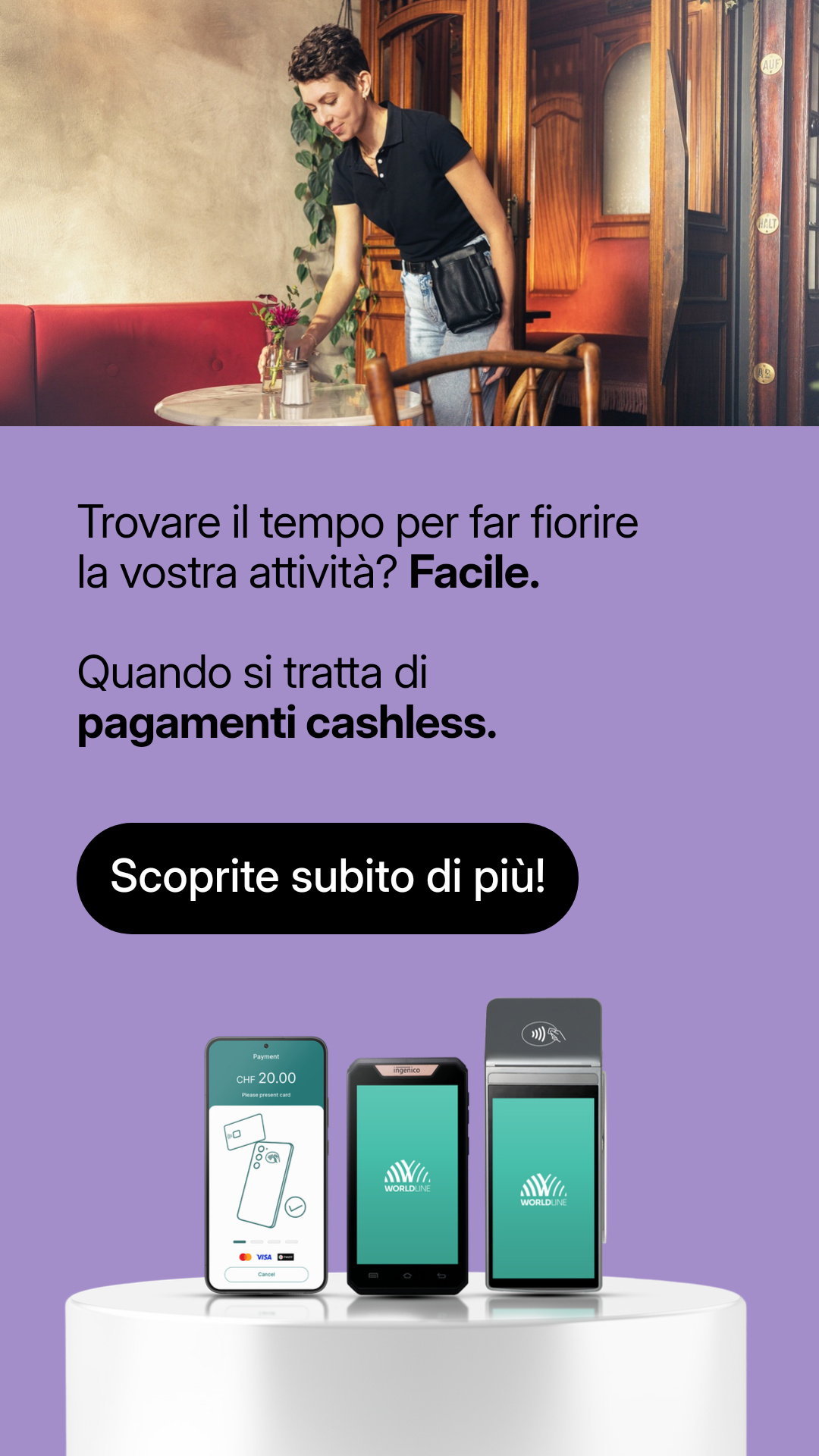 Worldline Switzerland Facebook ad