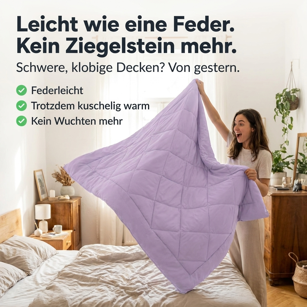 MagicSplashy Facebook ad: Nie wieder Bettwäsche wechseln