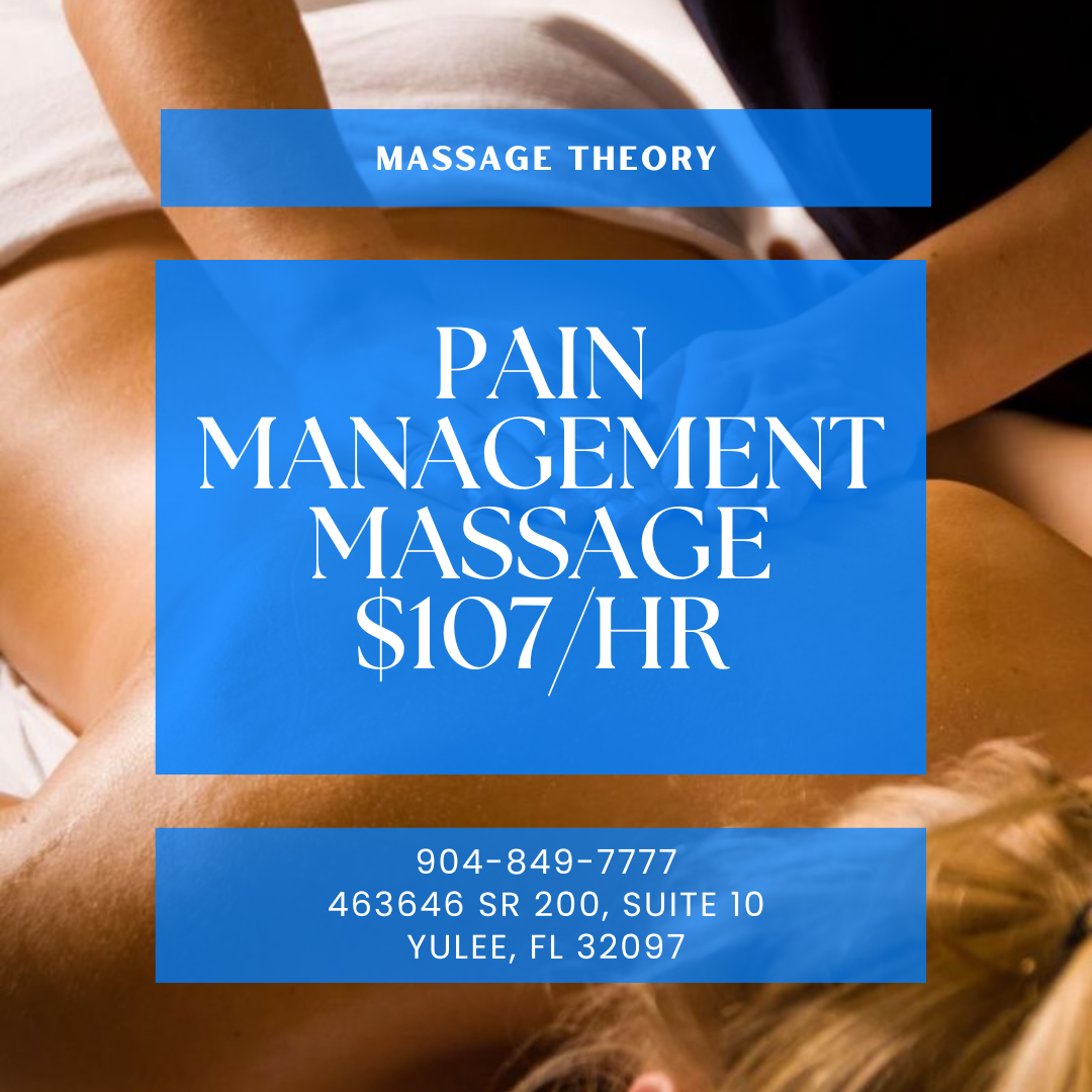 Massage Theory Facebook ad: Target Aches & Pains!