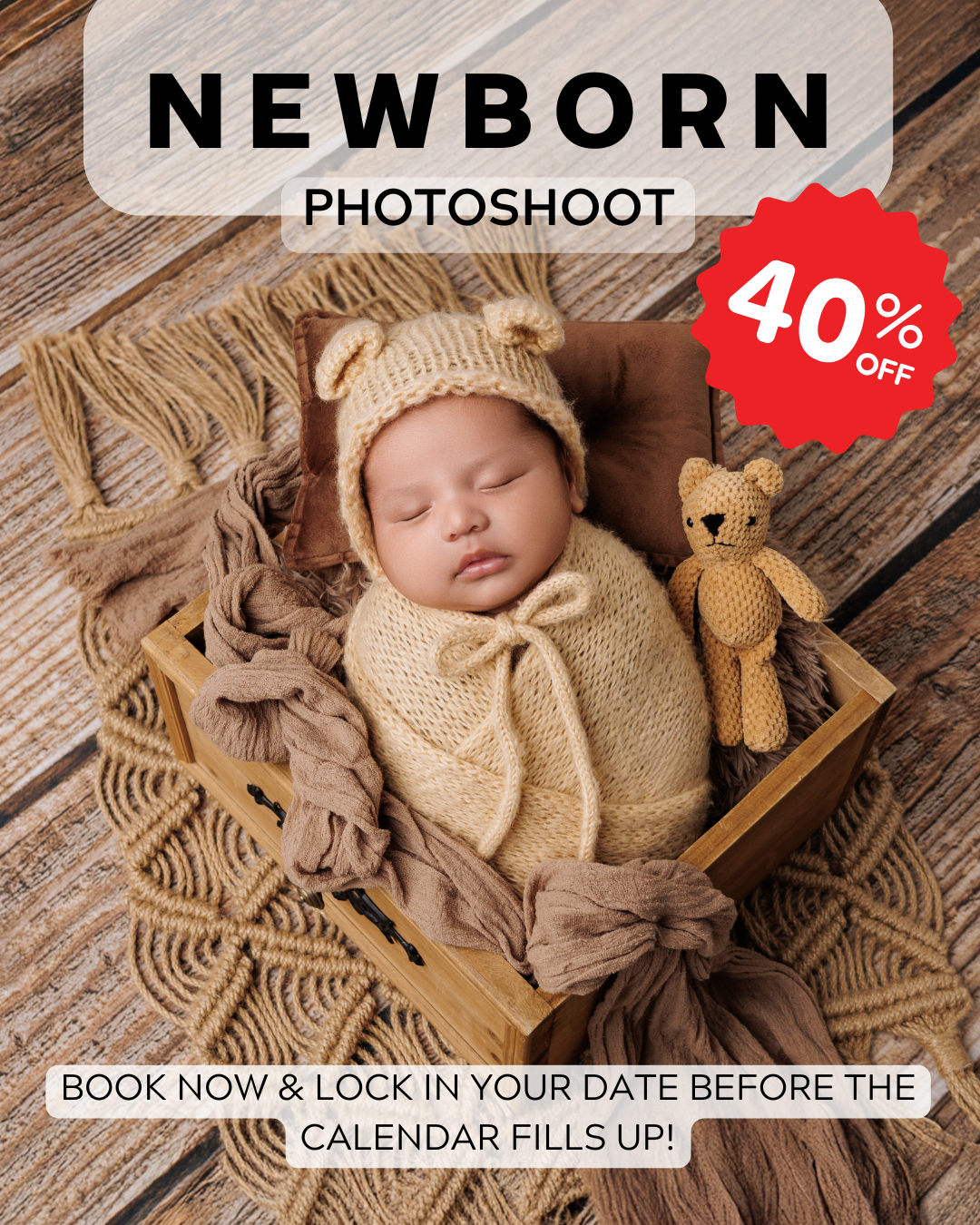 Bloom N’ Baby Studio Facebook ad