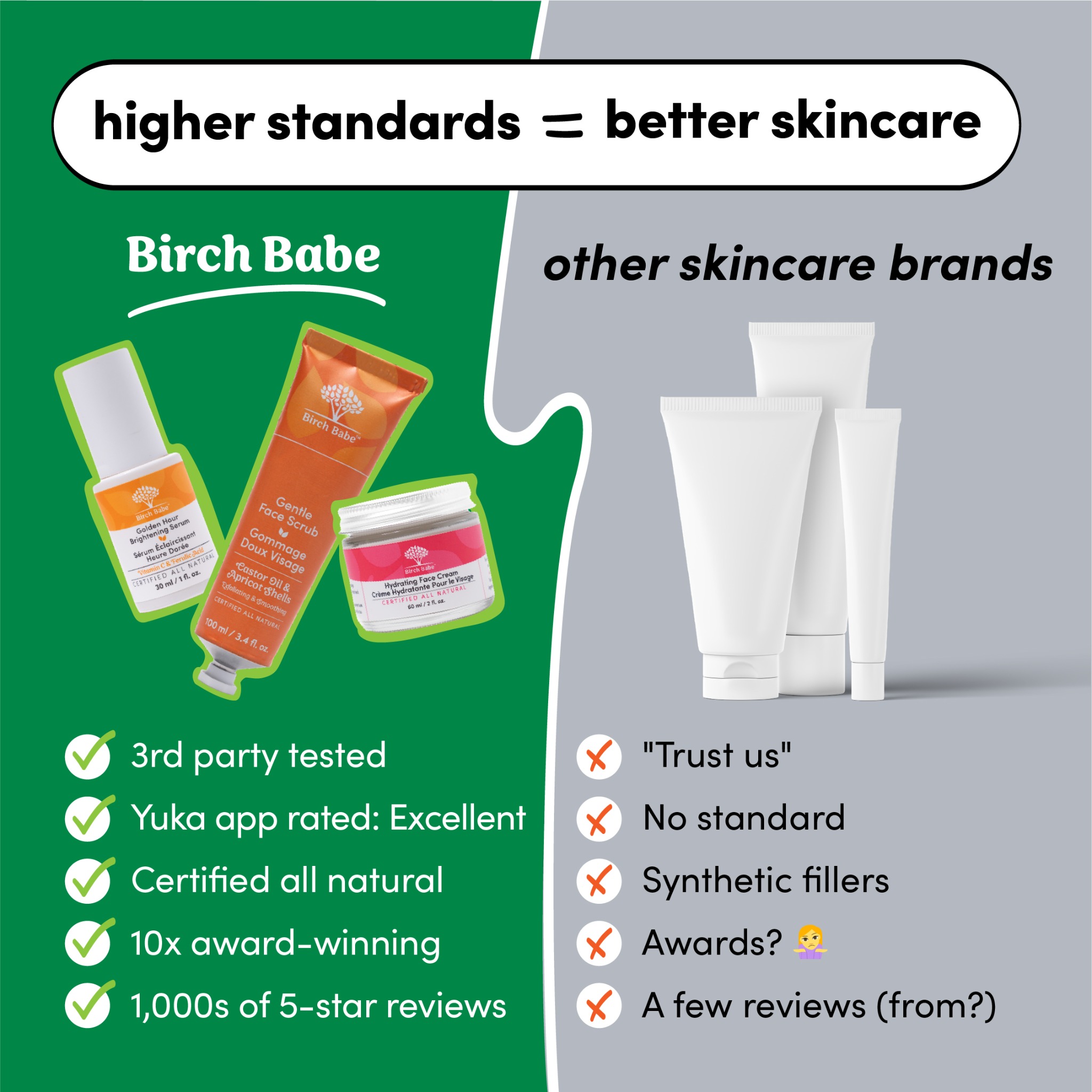 Birch Babe Facebook ad