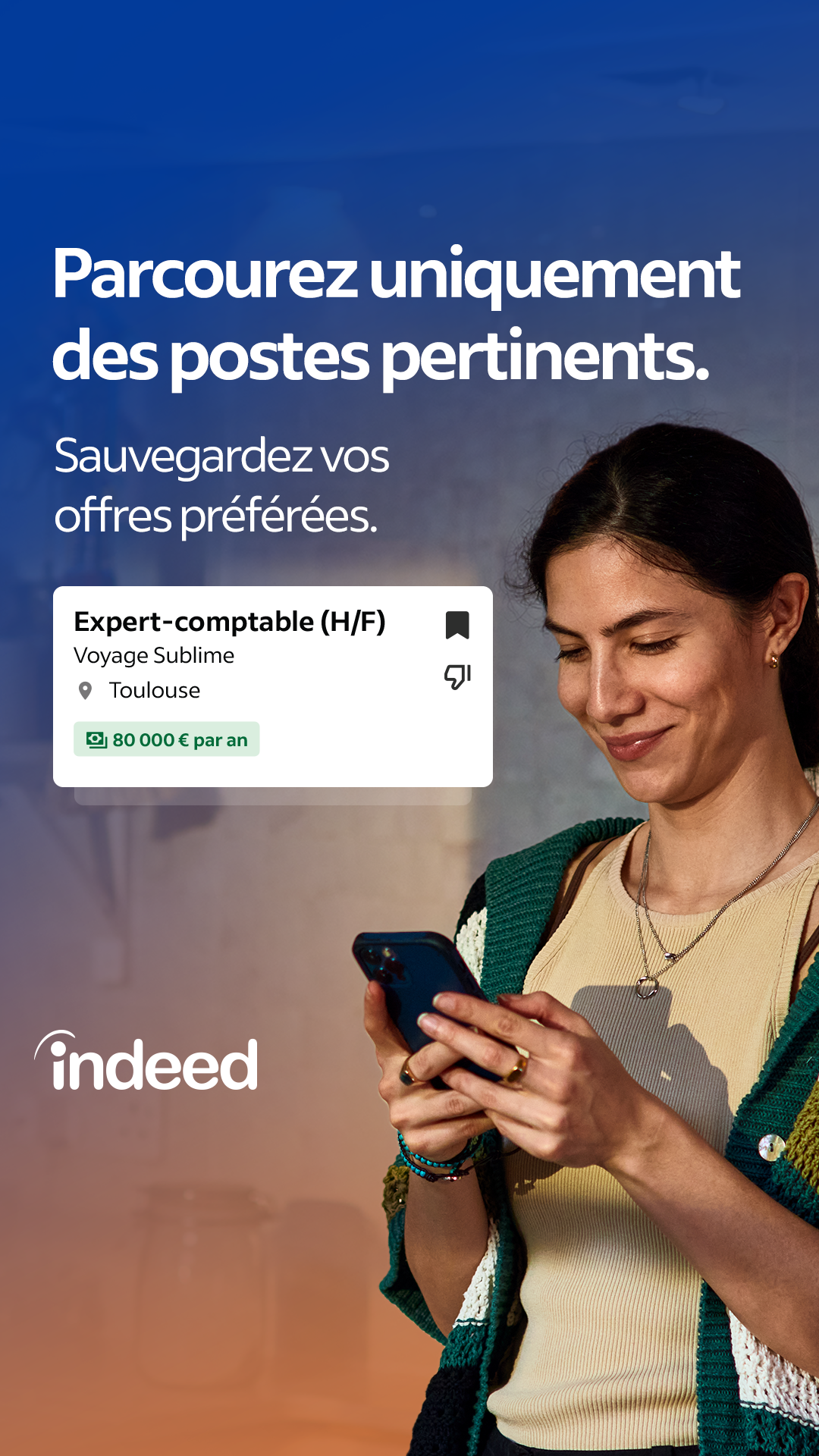 Indeed France Facebook ad