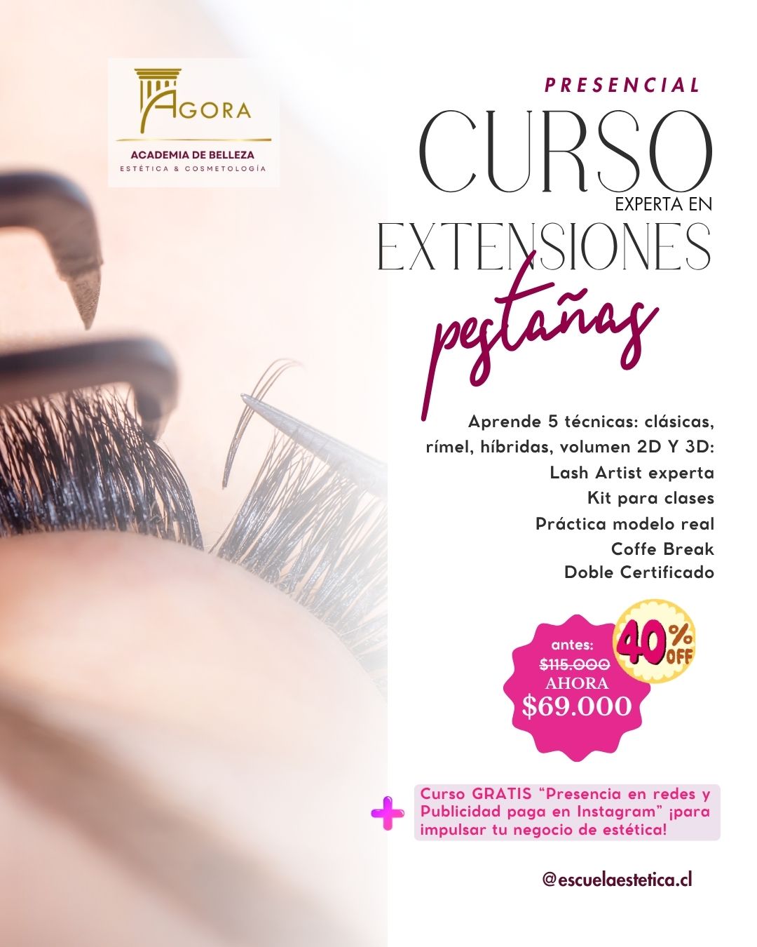 Academia de Belleza & Estética Facebook ad