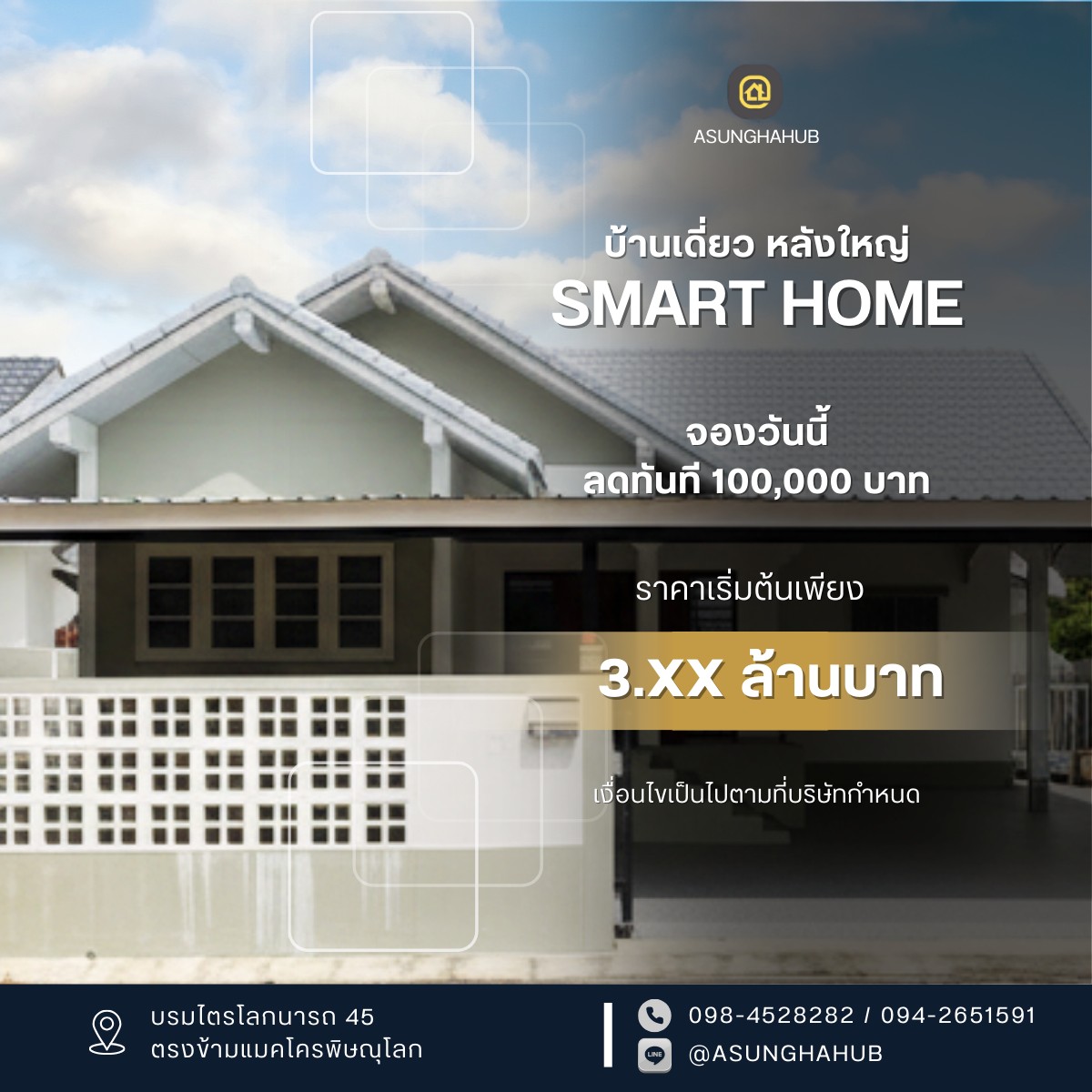 อสังหาฮับ Facebook ad