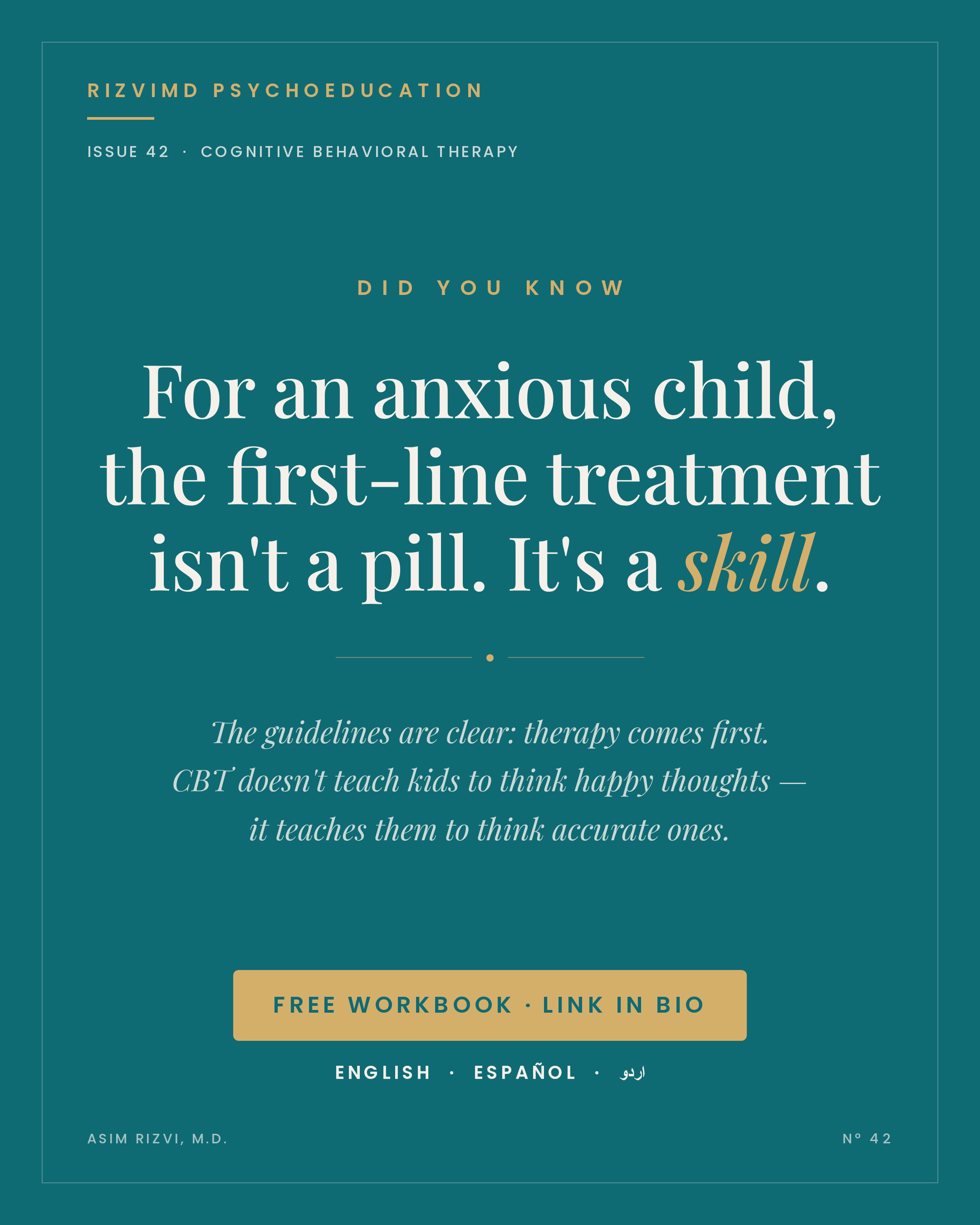 rizvimdpsychoeducation Facebook ad: Did you know?