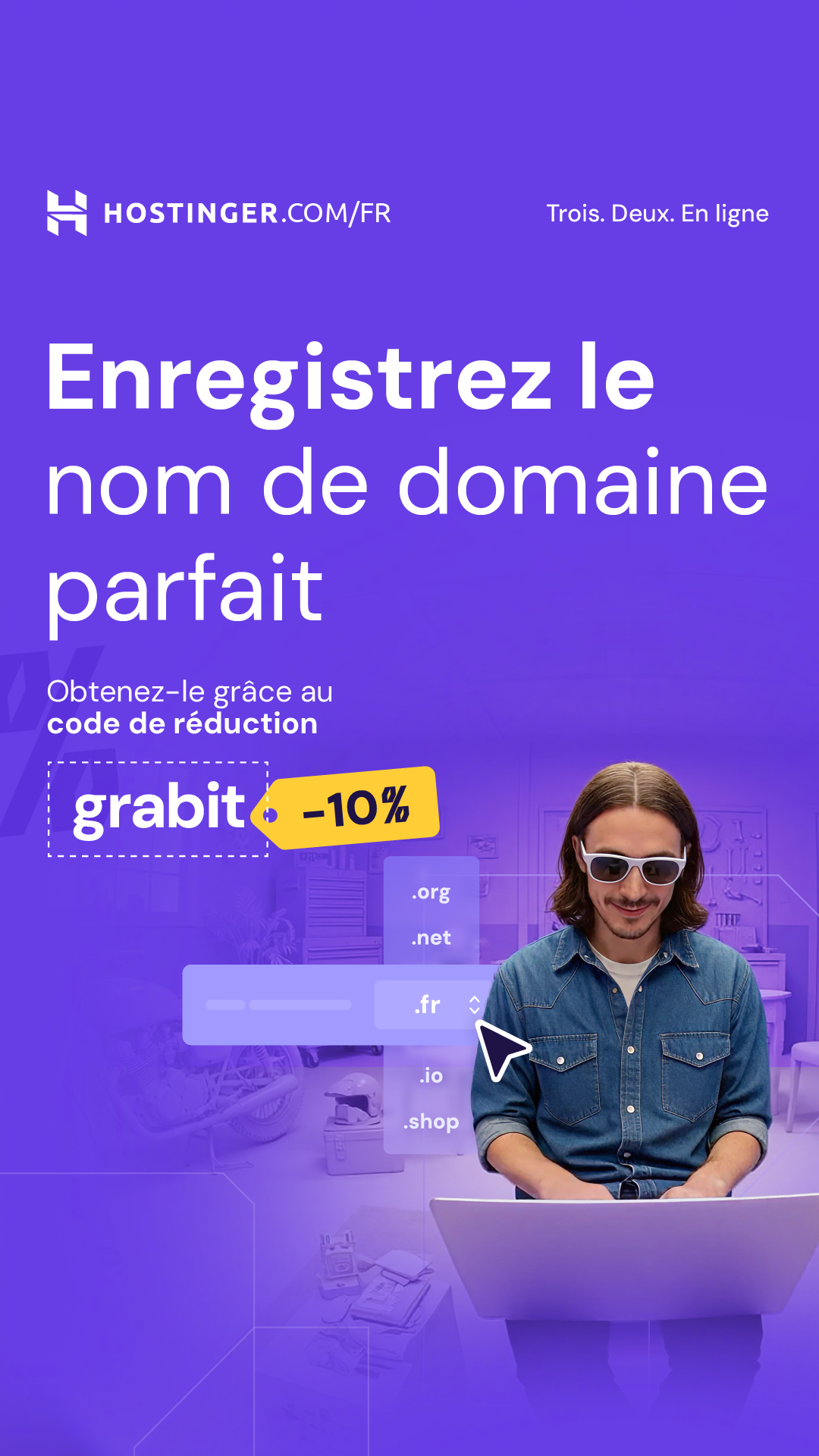 Hostinger Facebook ad
