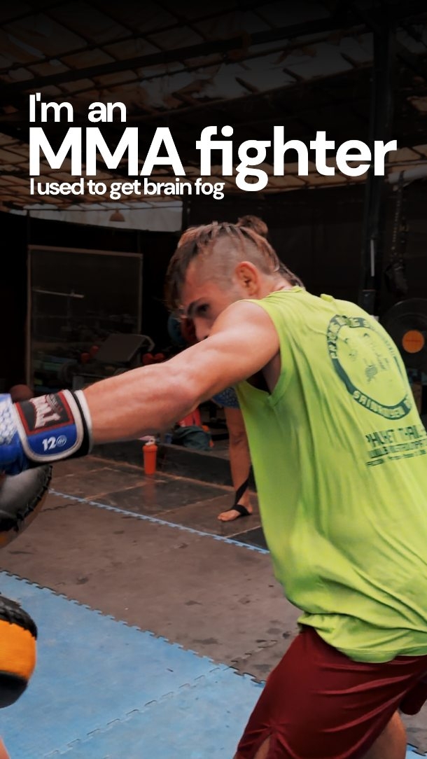 The Fungamental Co. Facebook ad: Igor trains like it’s his last round.