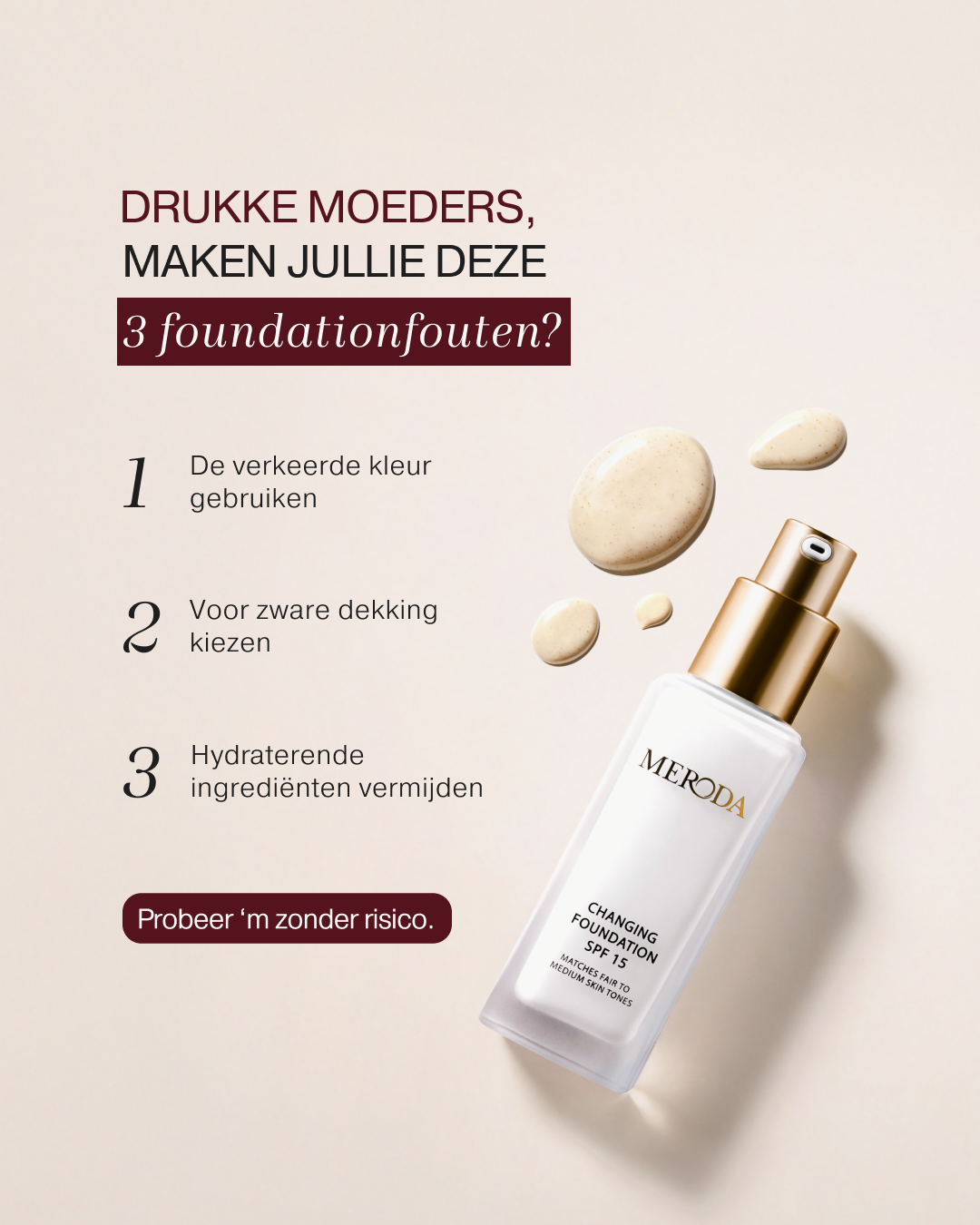 Meroda Cosmetics Facebook ad