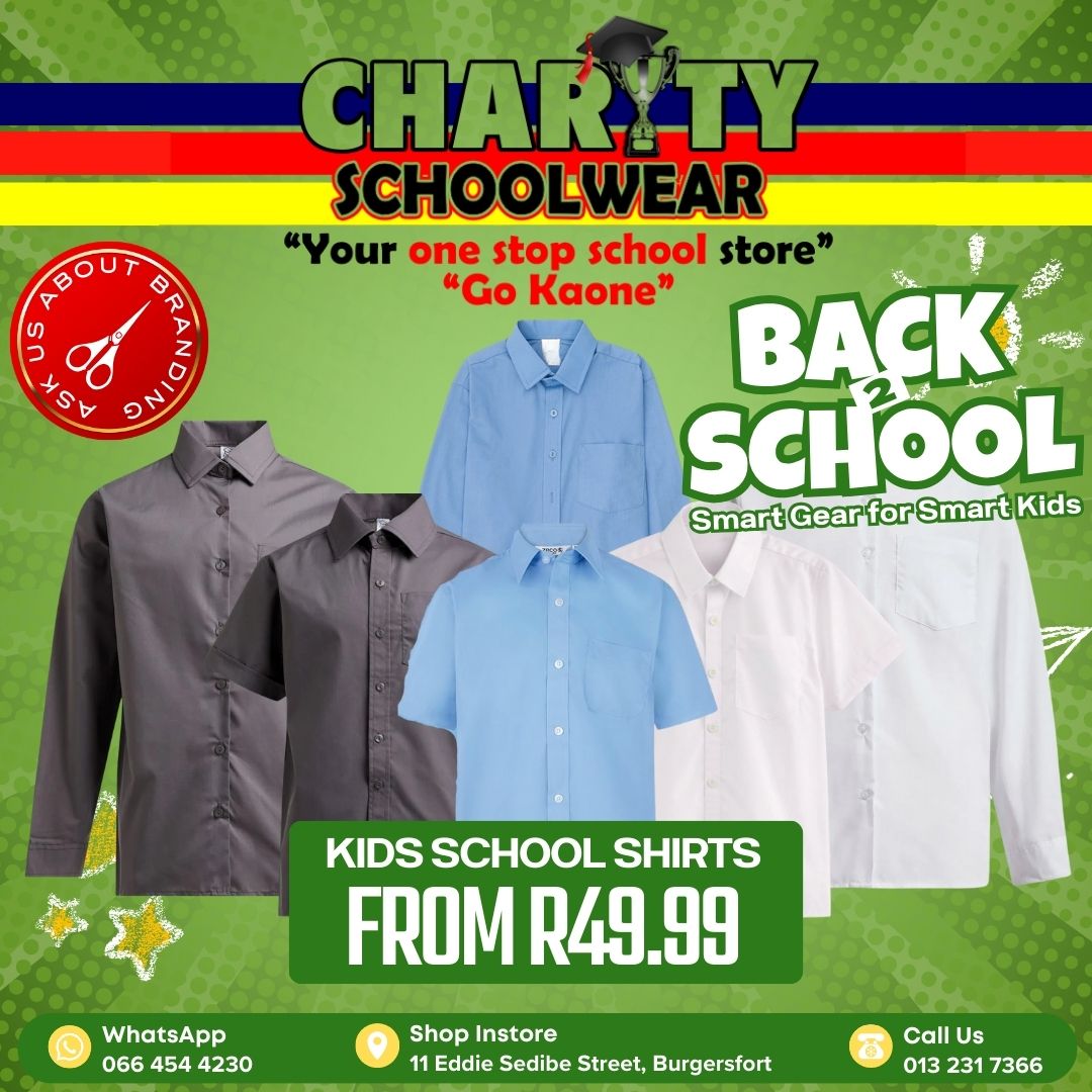 Charity Schoolwear Facebook ad: School is almost back in session and we’ve…