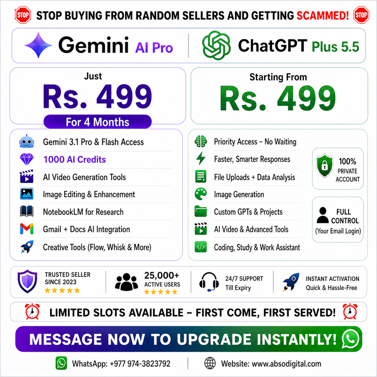 ABSO · Digital Facebook ad from Apr 27, 2026