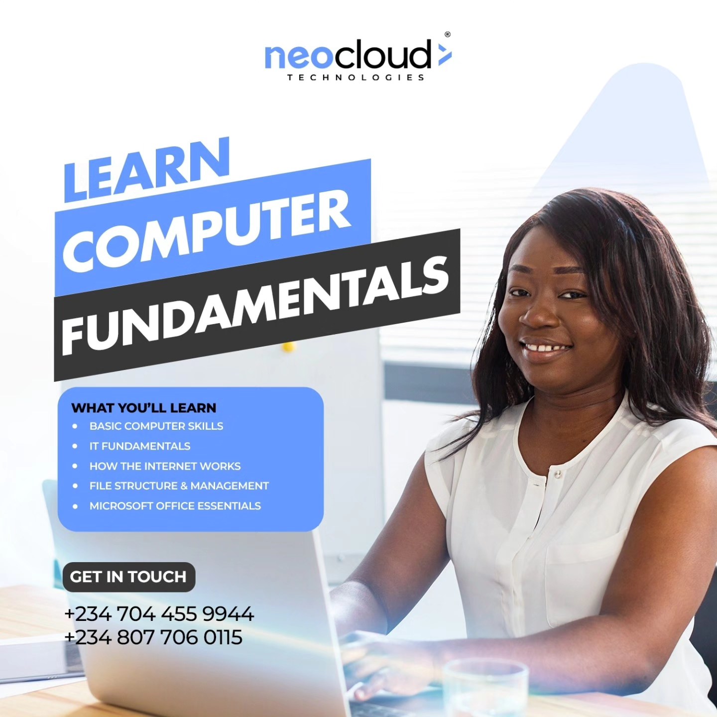 Neo Cloud Technologies Facebook ad: Computer and Tech Training Abuja, Nigeria 2026 …