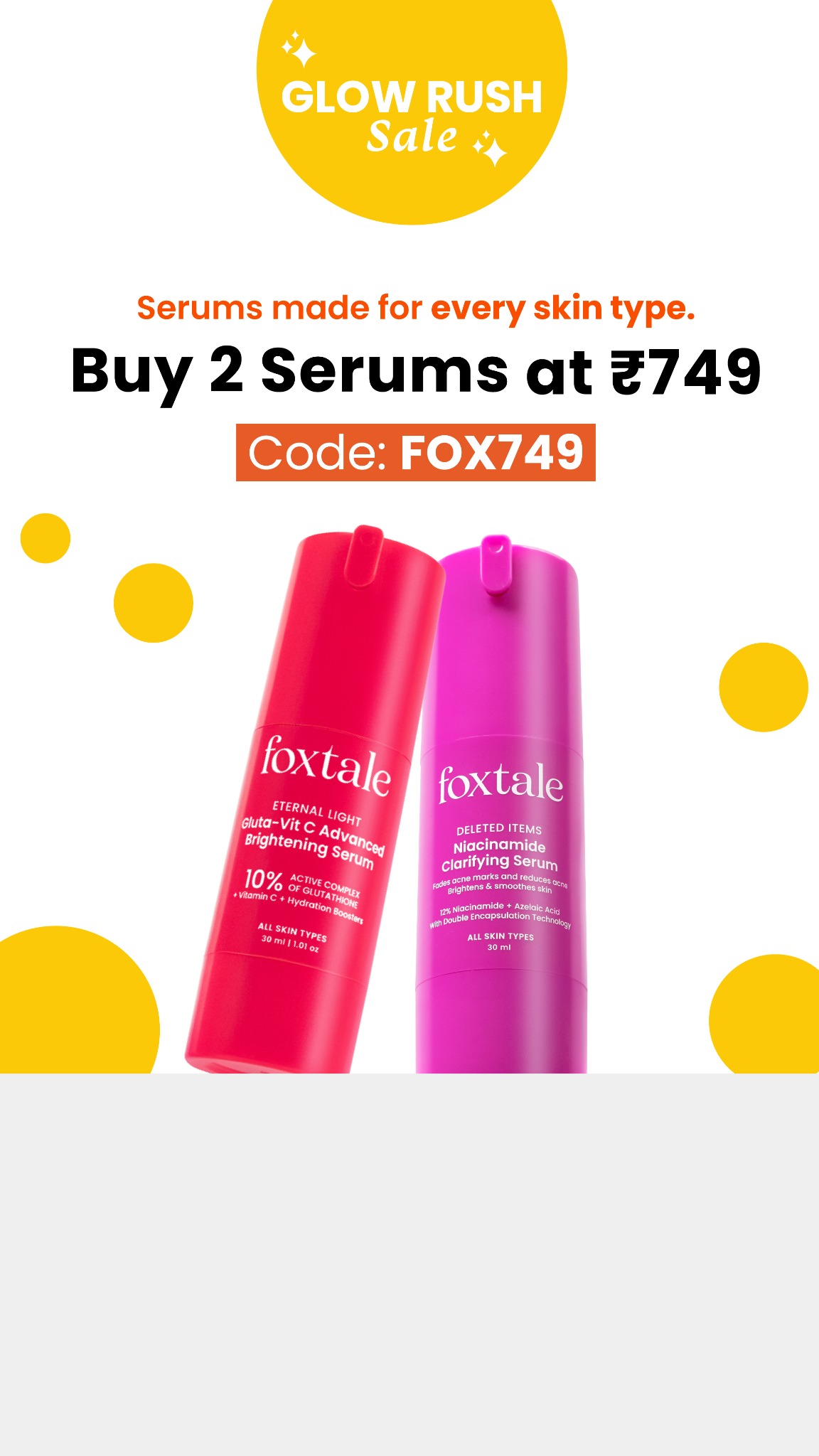 Foxtale Facebook ad