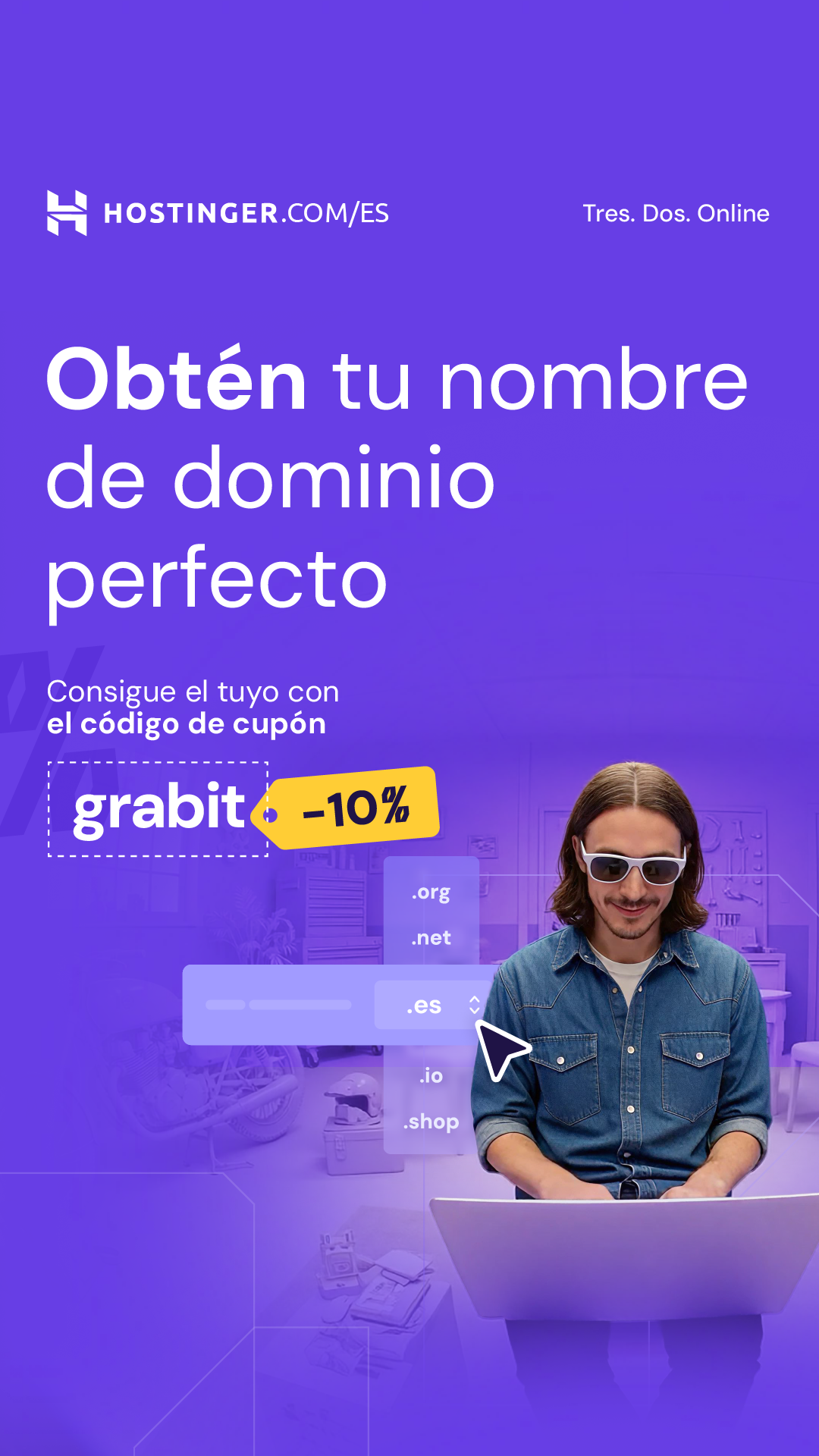 Hostinger Facebook ad