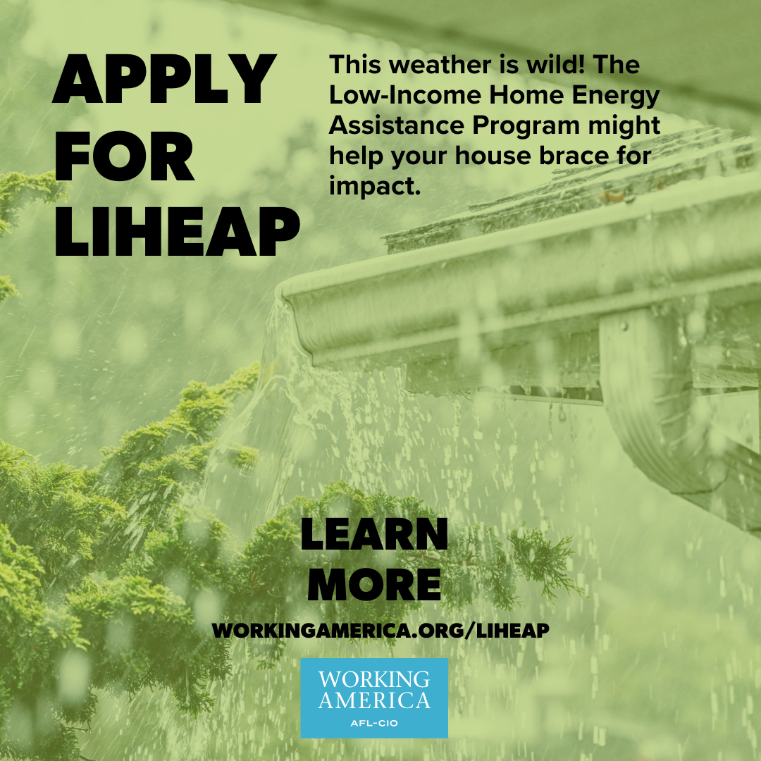 Working America Facebook ad