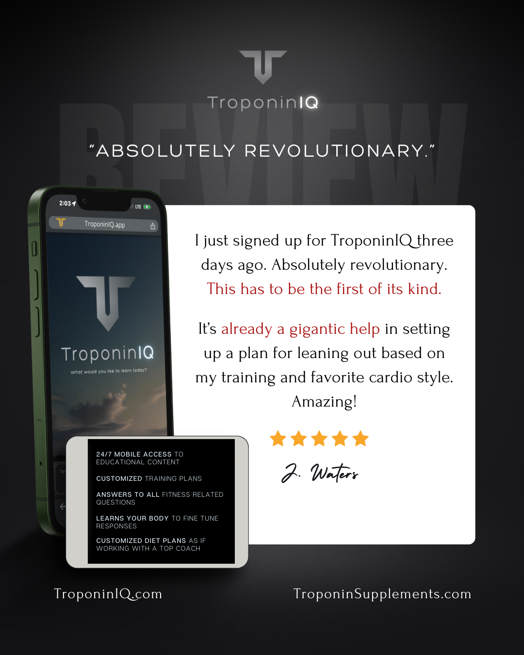 Troponin Supplements Facebook ad