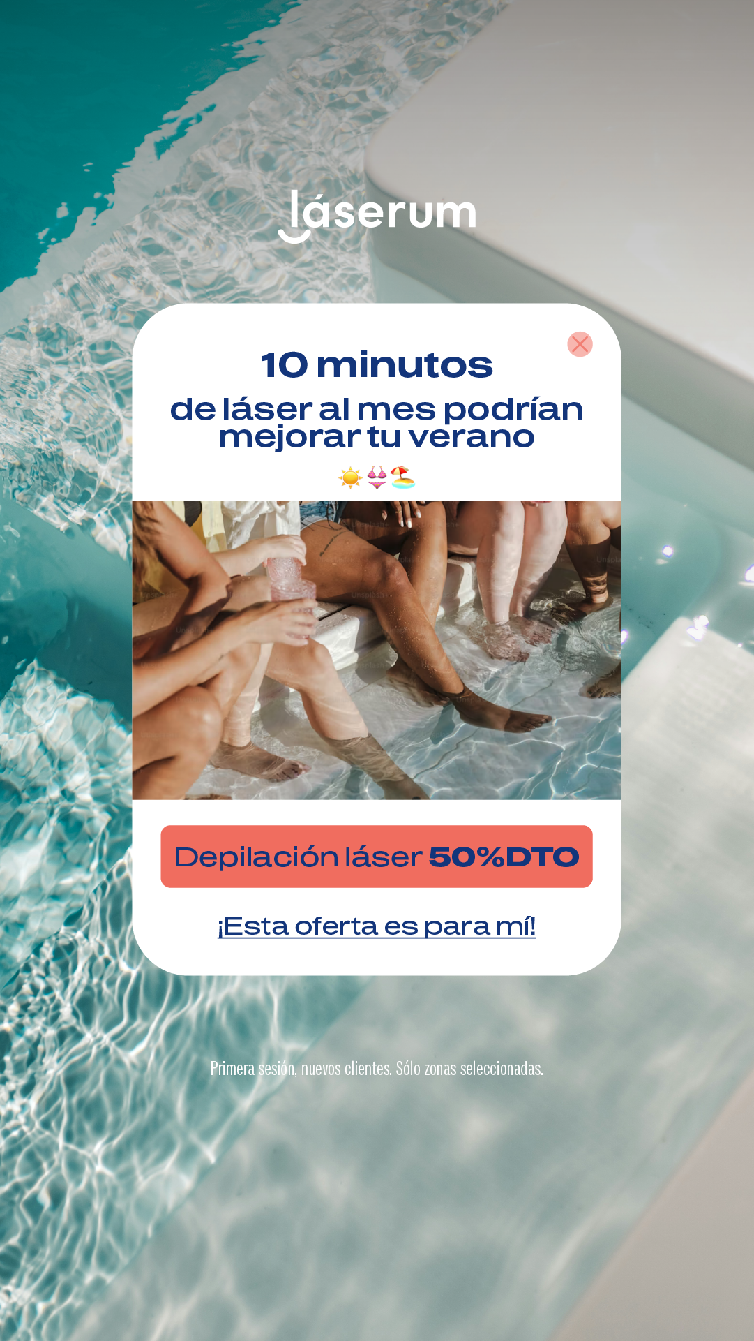 Láserum Facebook ad