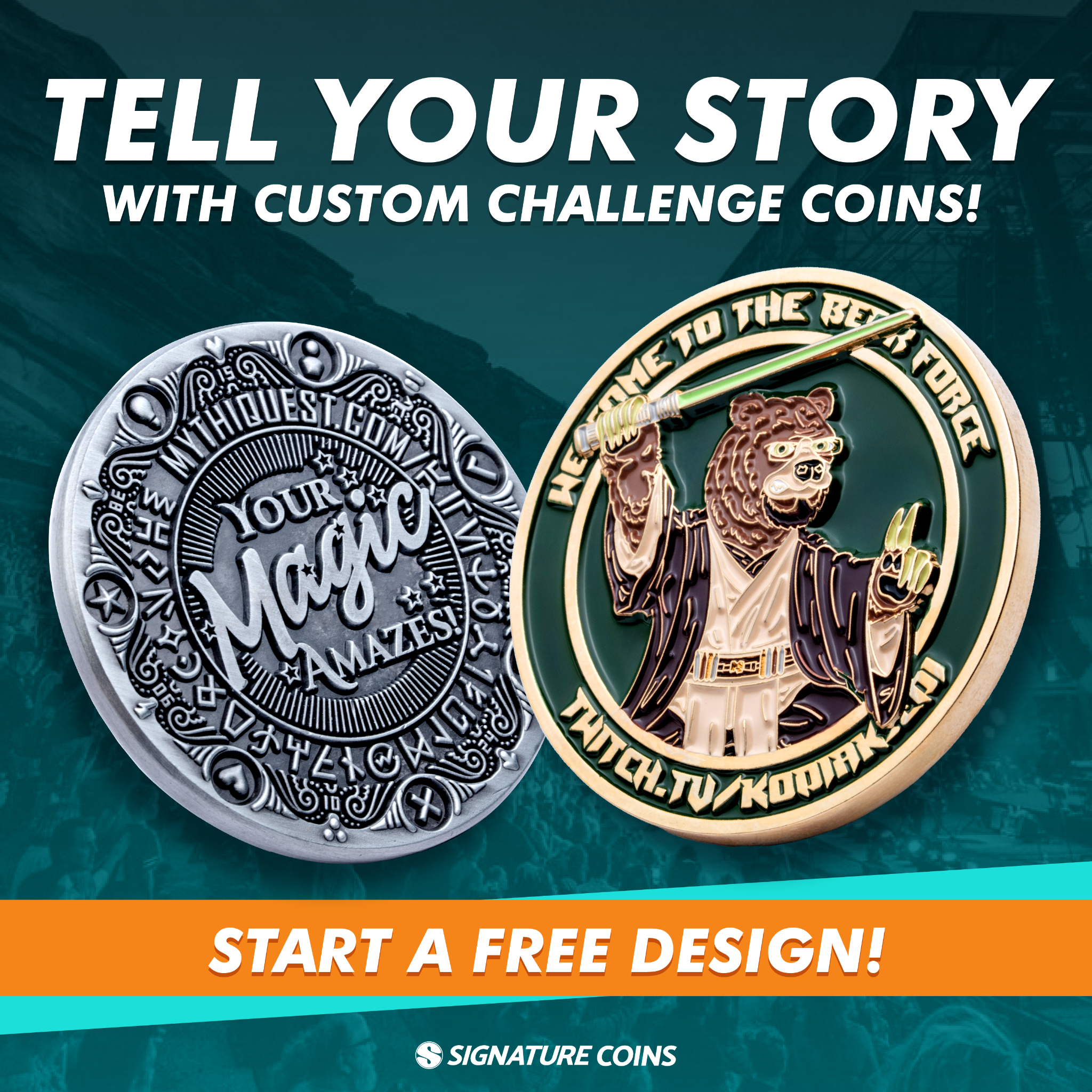 Signature Coins Facebook ad