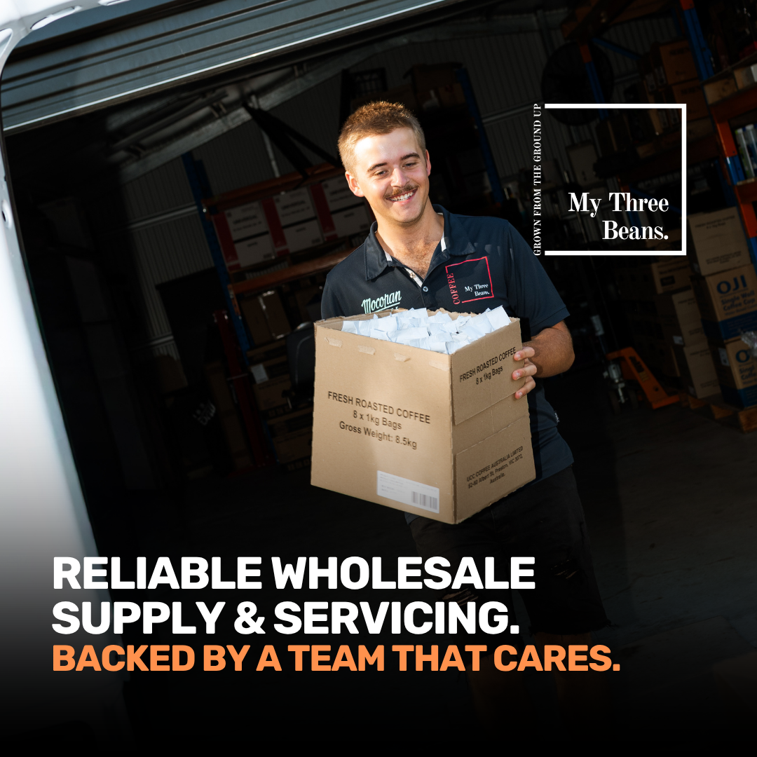 My Three Beans Facebook ad: A Better Way to Do Wholesale Coffee