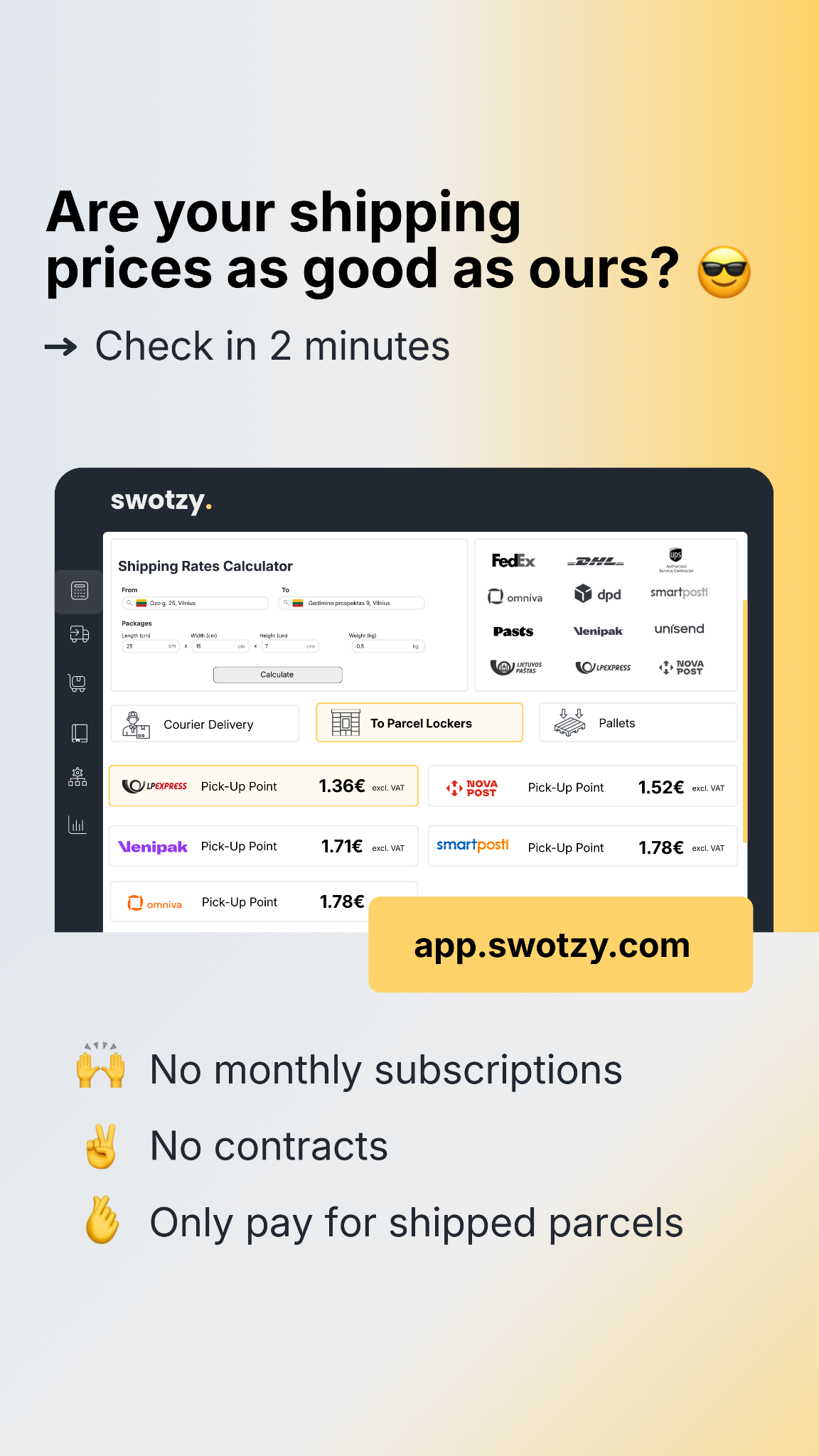 Swotzy Facebook ad from Feb 25, 2026