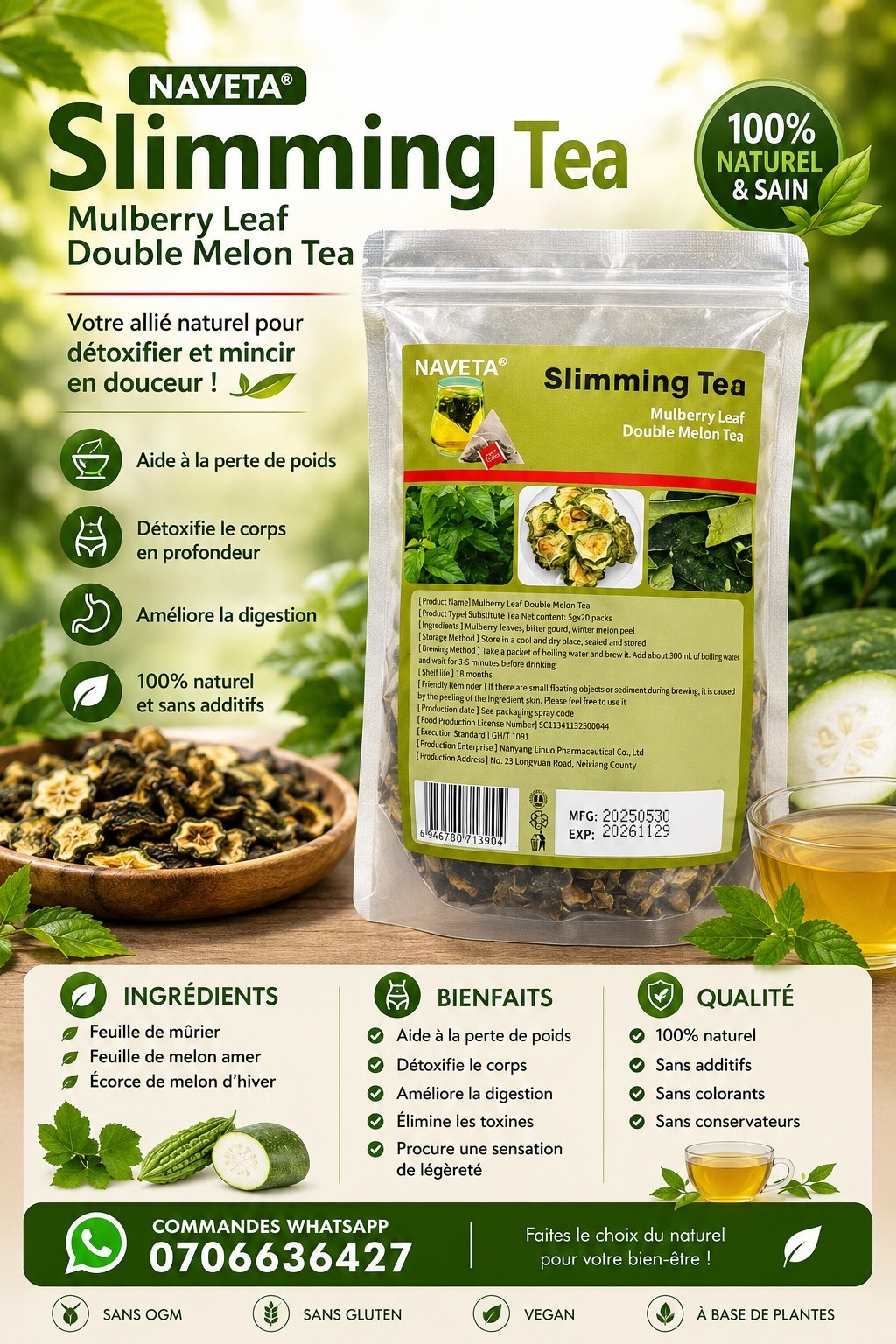 Perle d'Orient-la maison du thé & des tisanes Facebook ad: RETROUVEZ UN VENTRE LÉGER ET UN BIEN-ÊTRE AU…