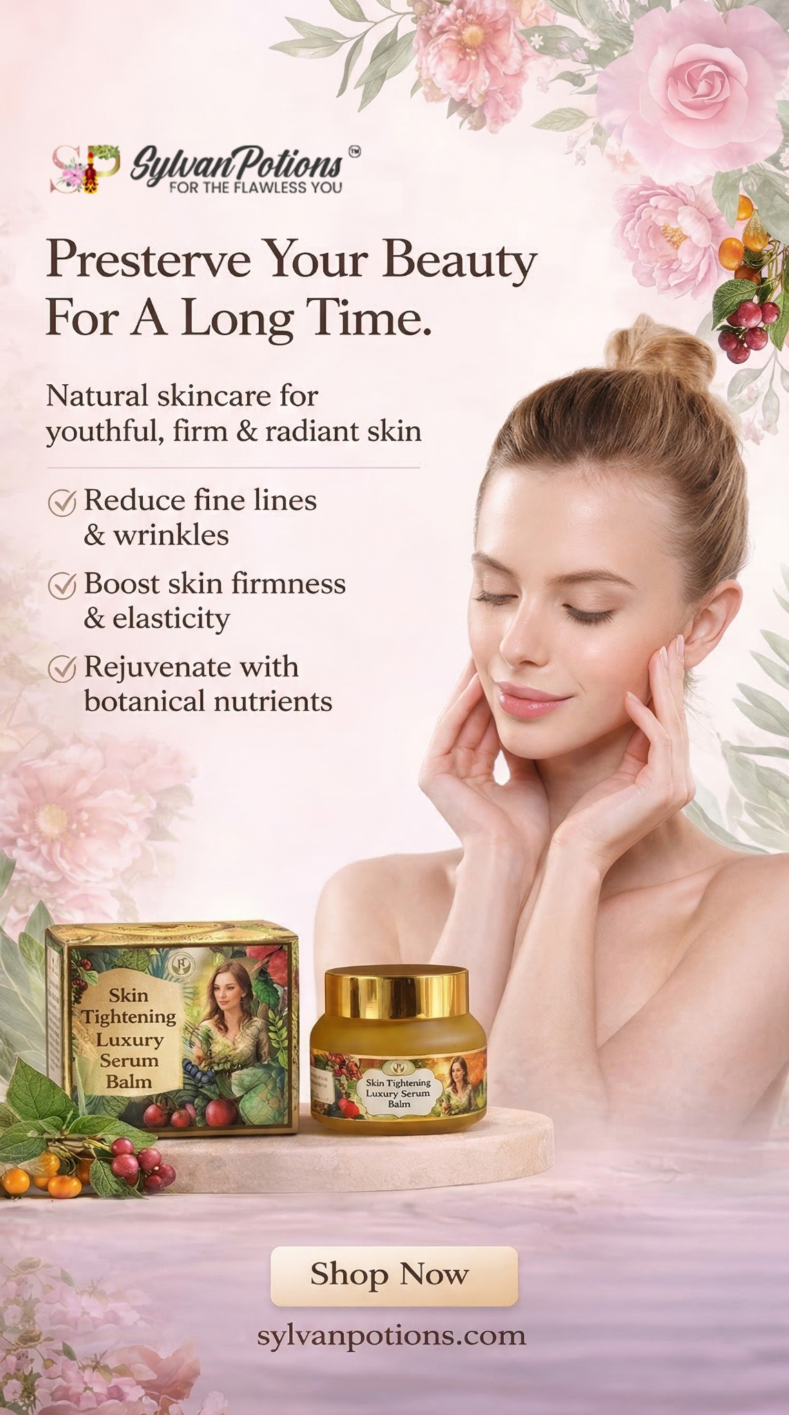 SylvanPotions, The Skincare Boutique Facebook ad