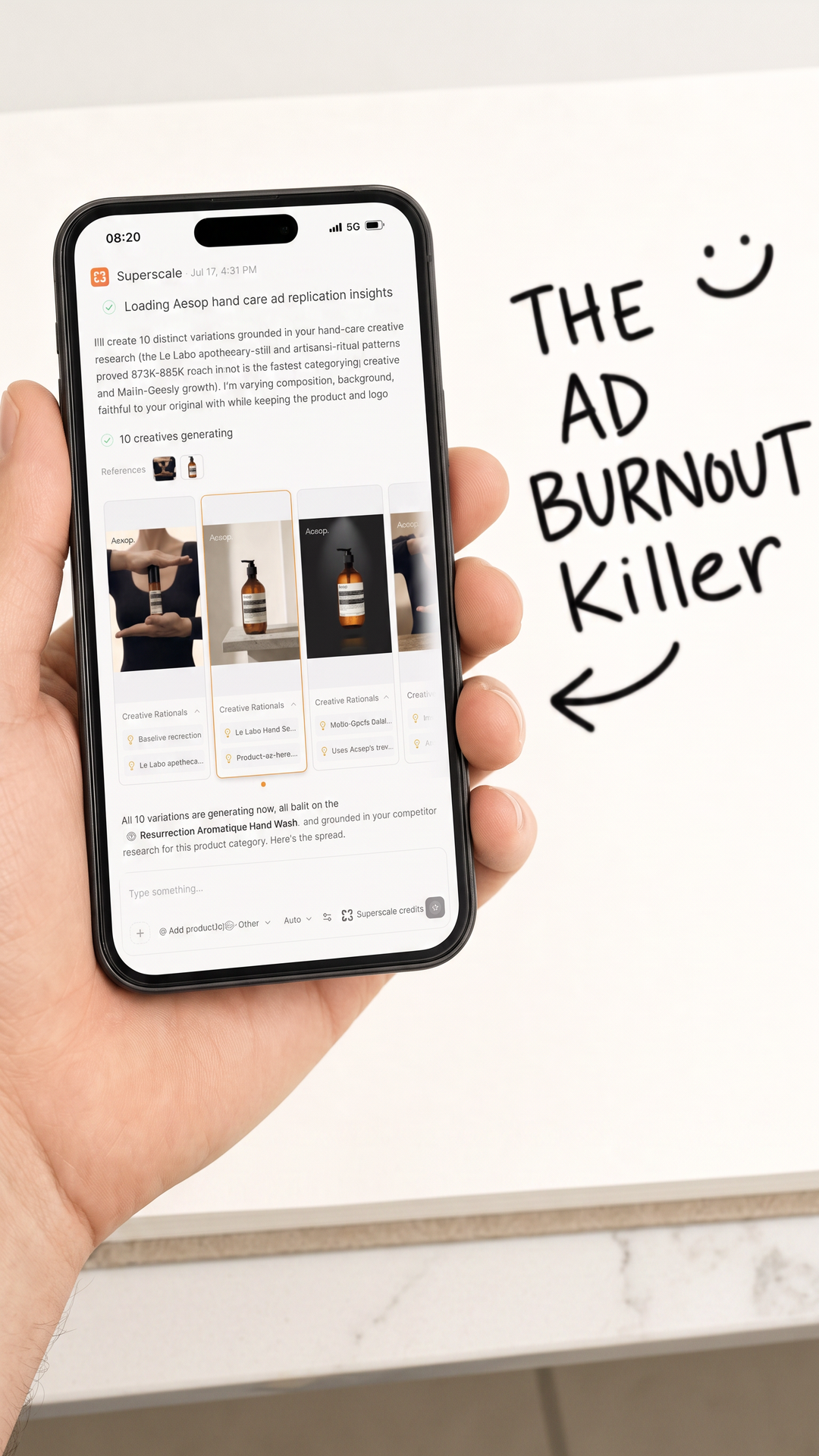 Superscale AI Facebook ad: Meet your AI creative strategist