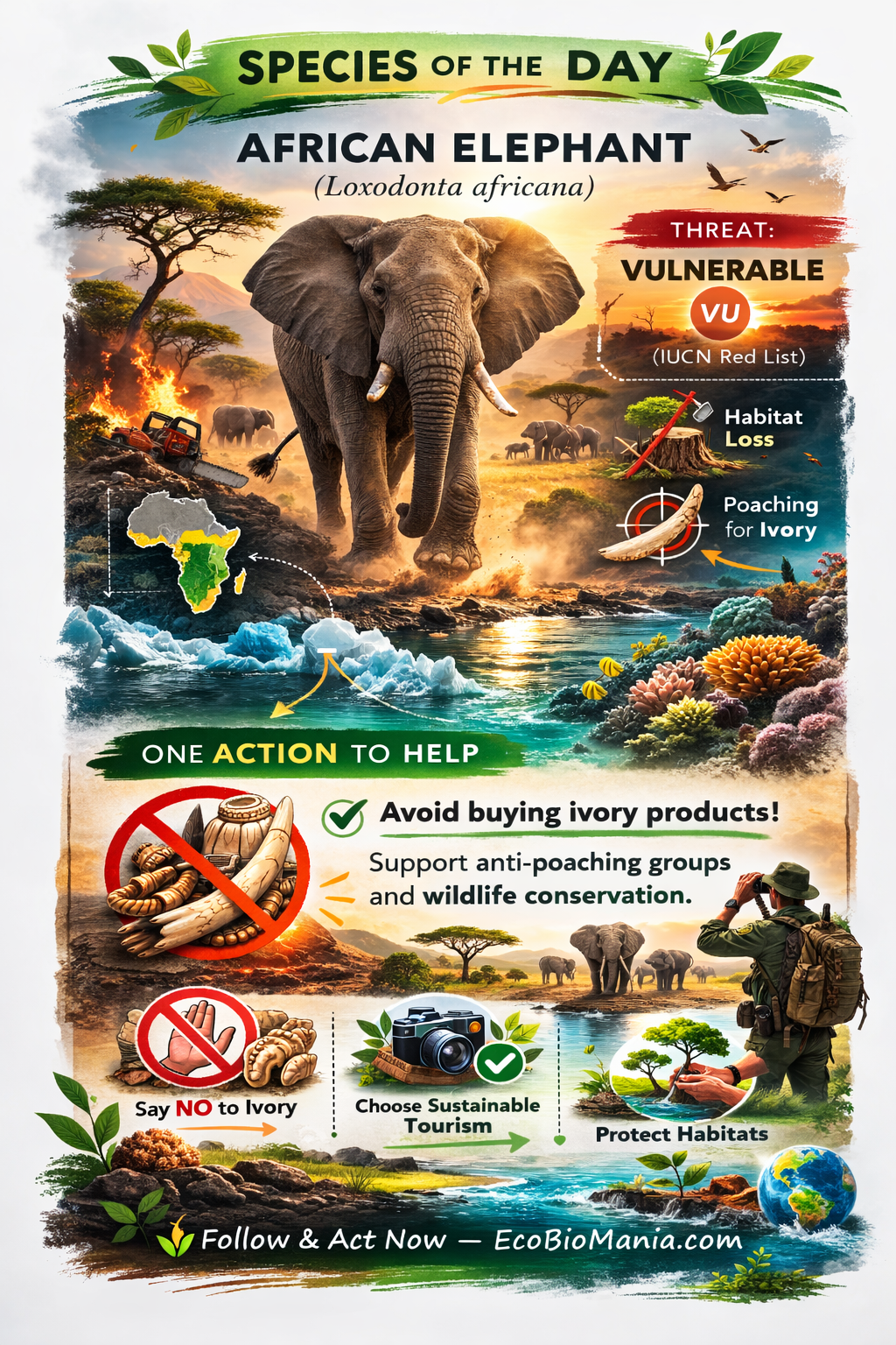 Ecobiomania Facebook ad: They mourn their dead.
