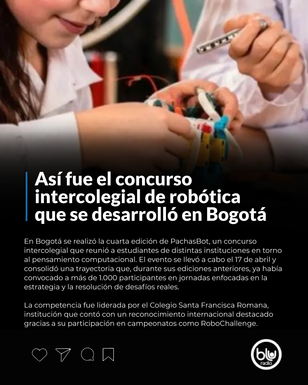 Colegio Santa Francisca Romana Facebook ad: Escríbenos y conoce más sobre nuestra propuesta educativa…