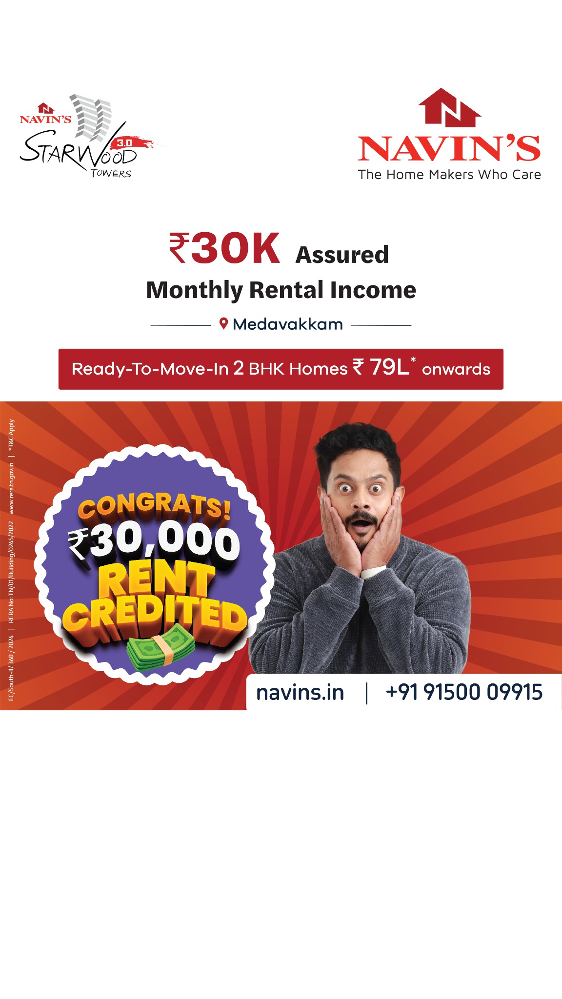 Navin's Facebook ad