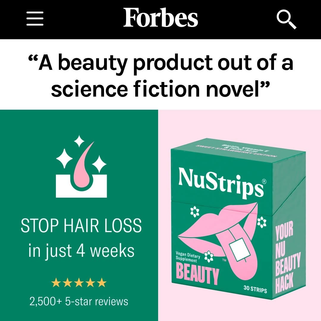 NuStrips Facebook ad