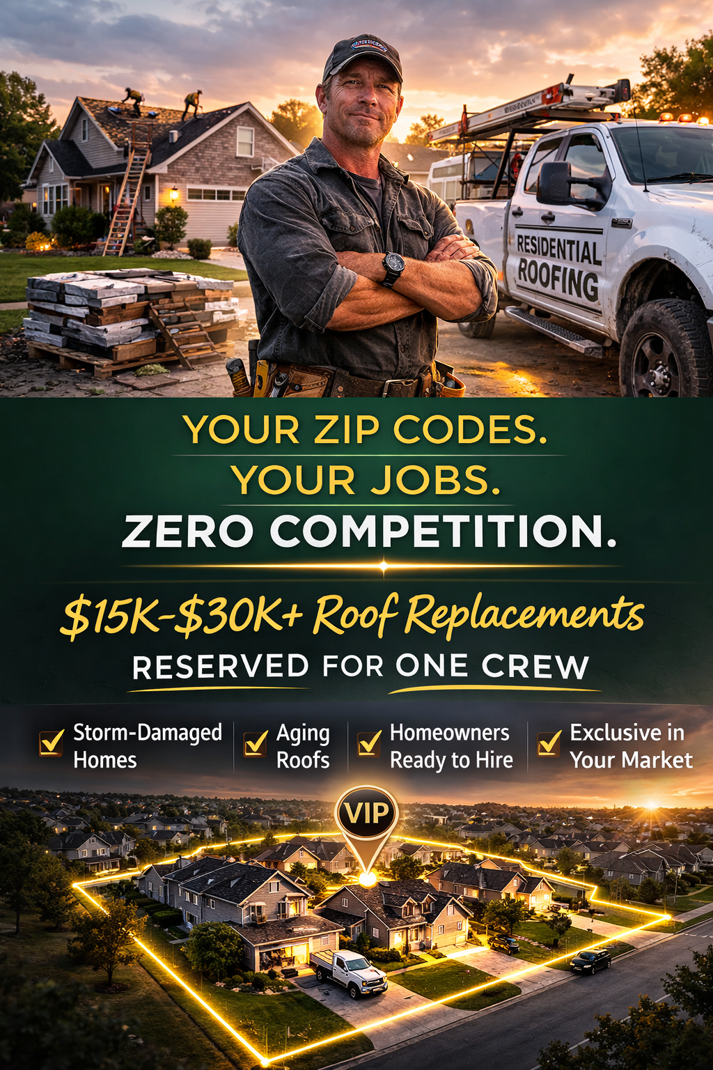 Advertra Roofing Appointments Facebook ad