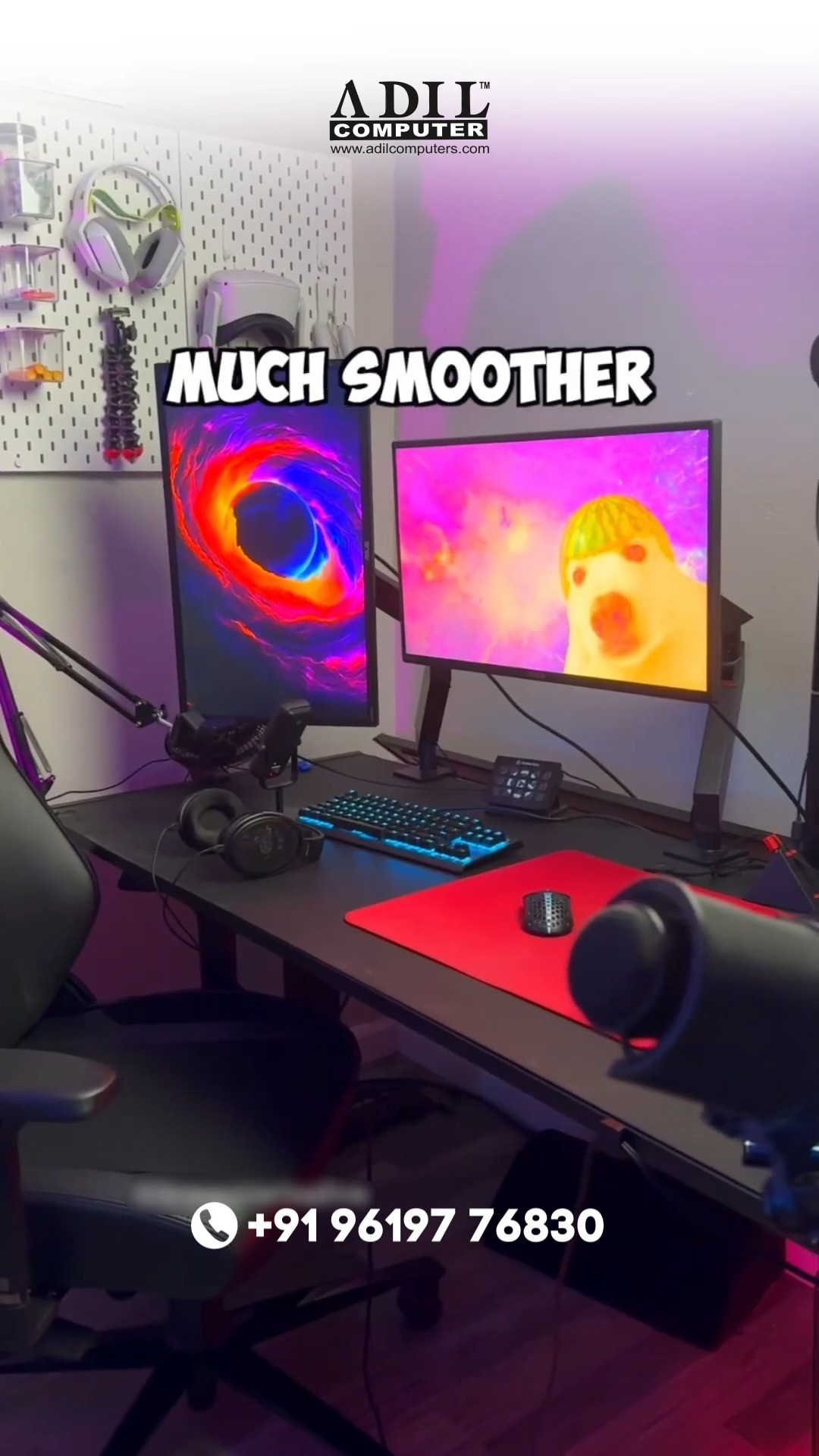ADIL Computers Facebook ad: Want smoother gameplay and faster response?