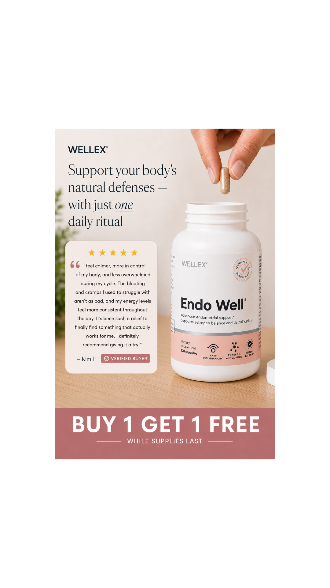 Wellex Facebook ad
