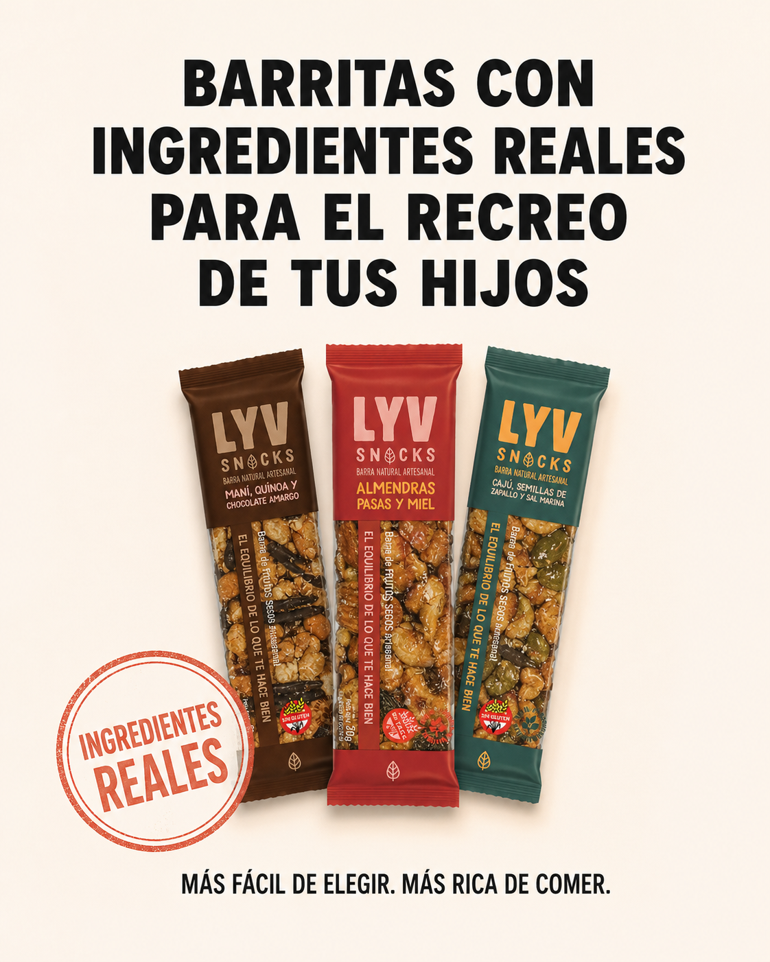 LYV Snacks Facebook ad