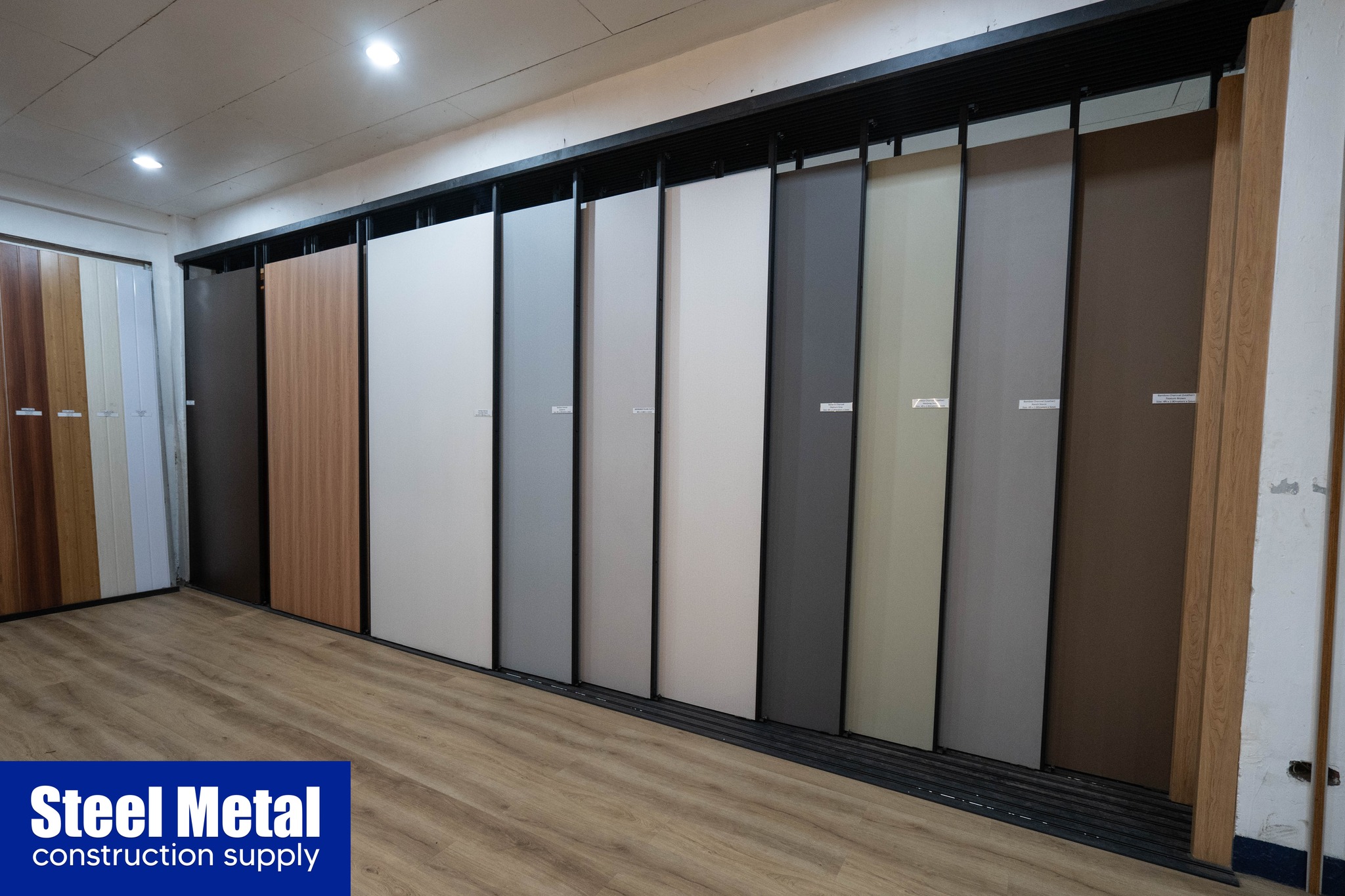 STEEL METAL Construction Supply Facebook ad: CHECK OUT OUR NEW INTERIOR PRODUCTS!
