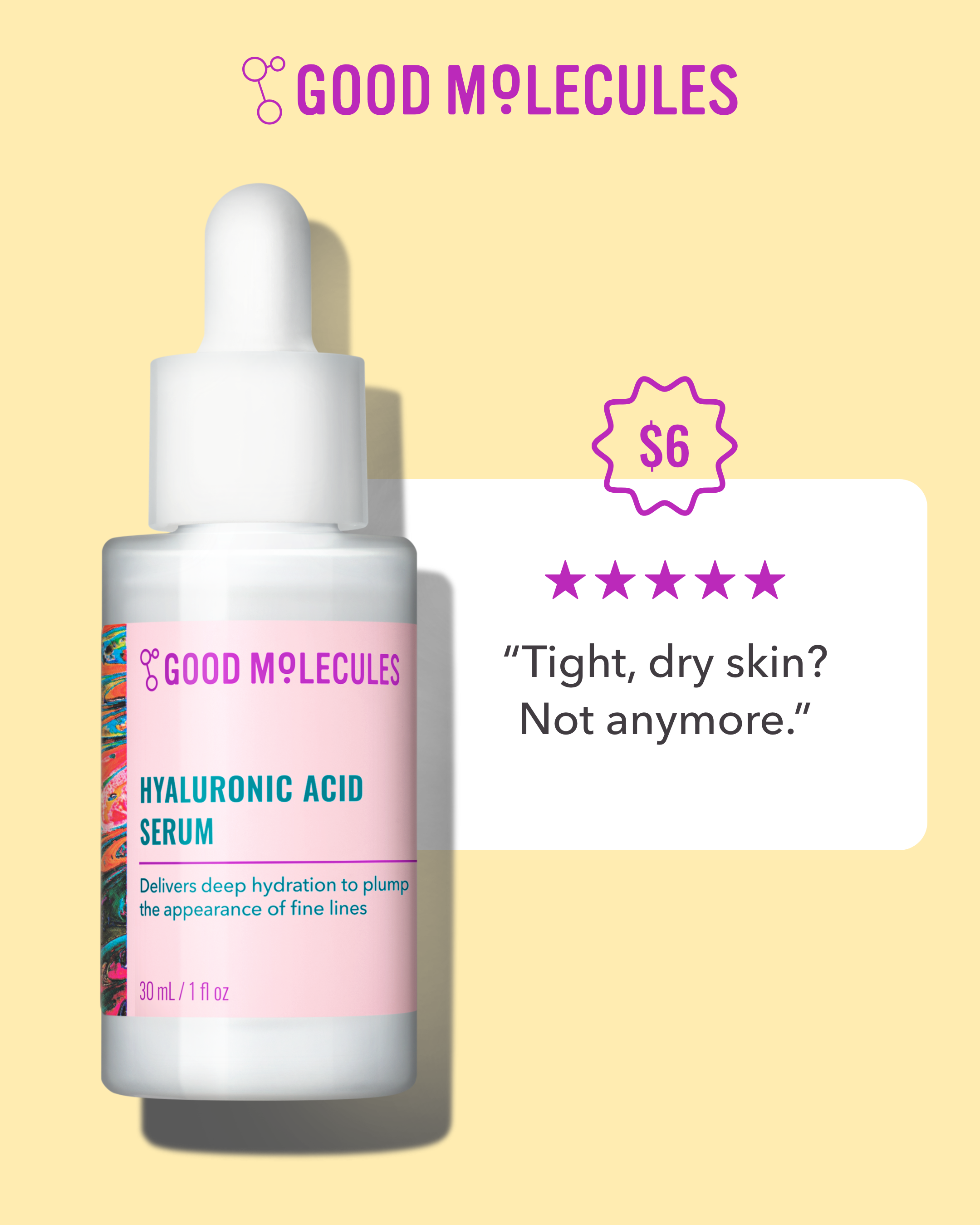 Good Molecules Facebook ad