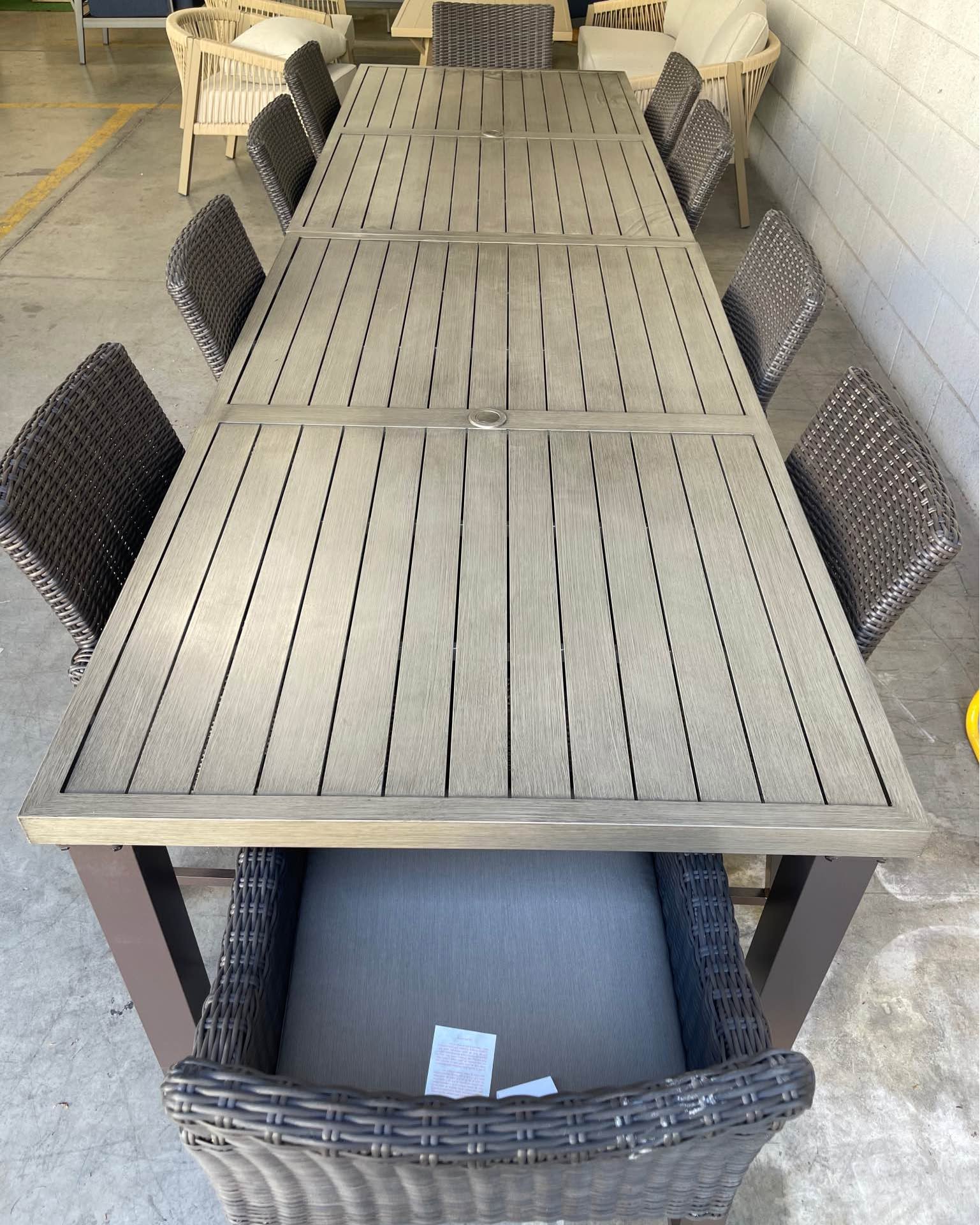 Nicholas Plett Facebook ad: 10 Seat Sunbrella Cushion Outdoor Patio Dining Set…