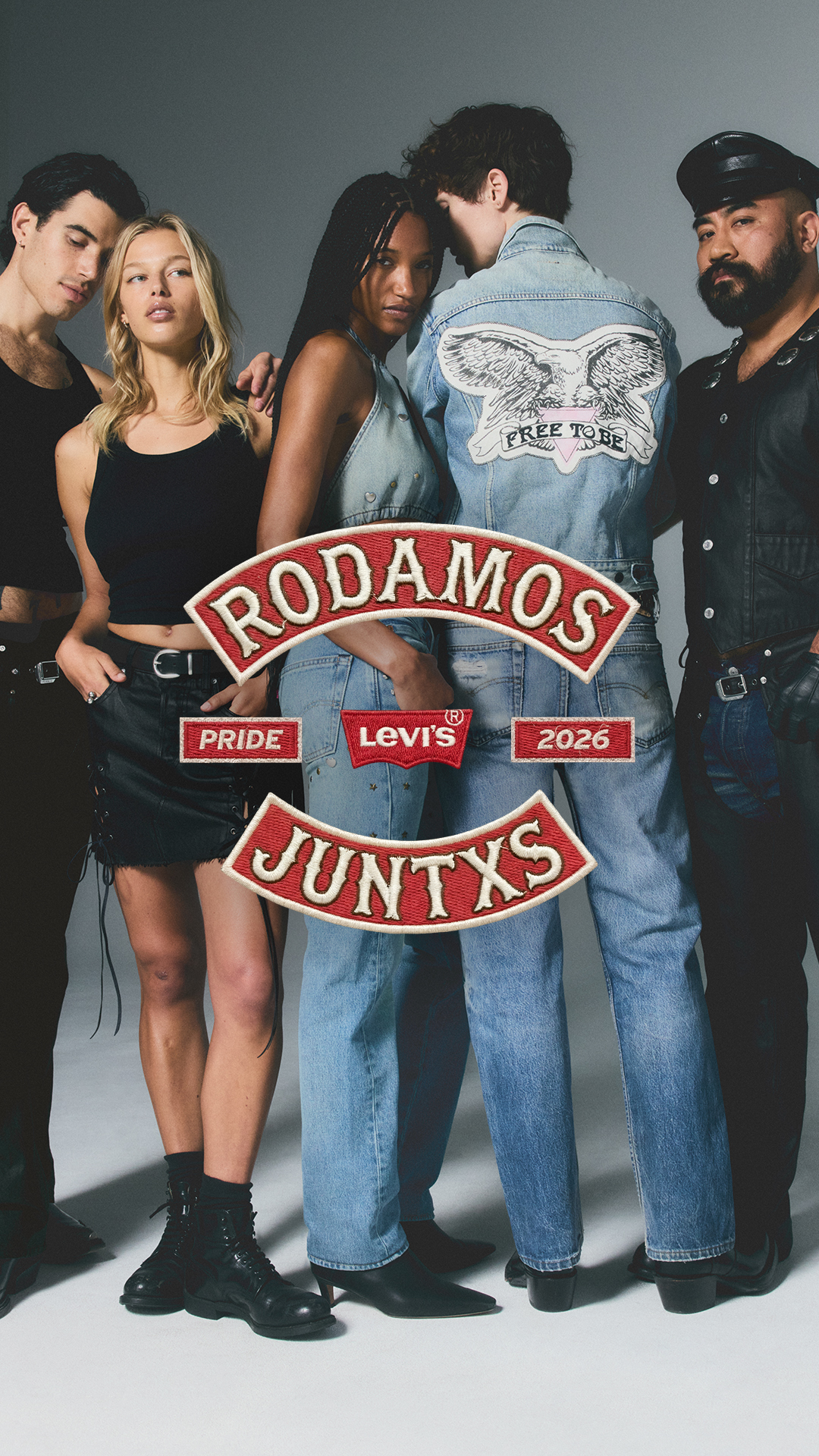 Levi's Facebook ad: El cuero actúa como armadura
