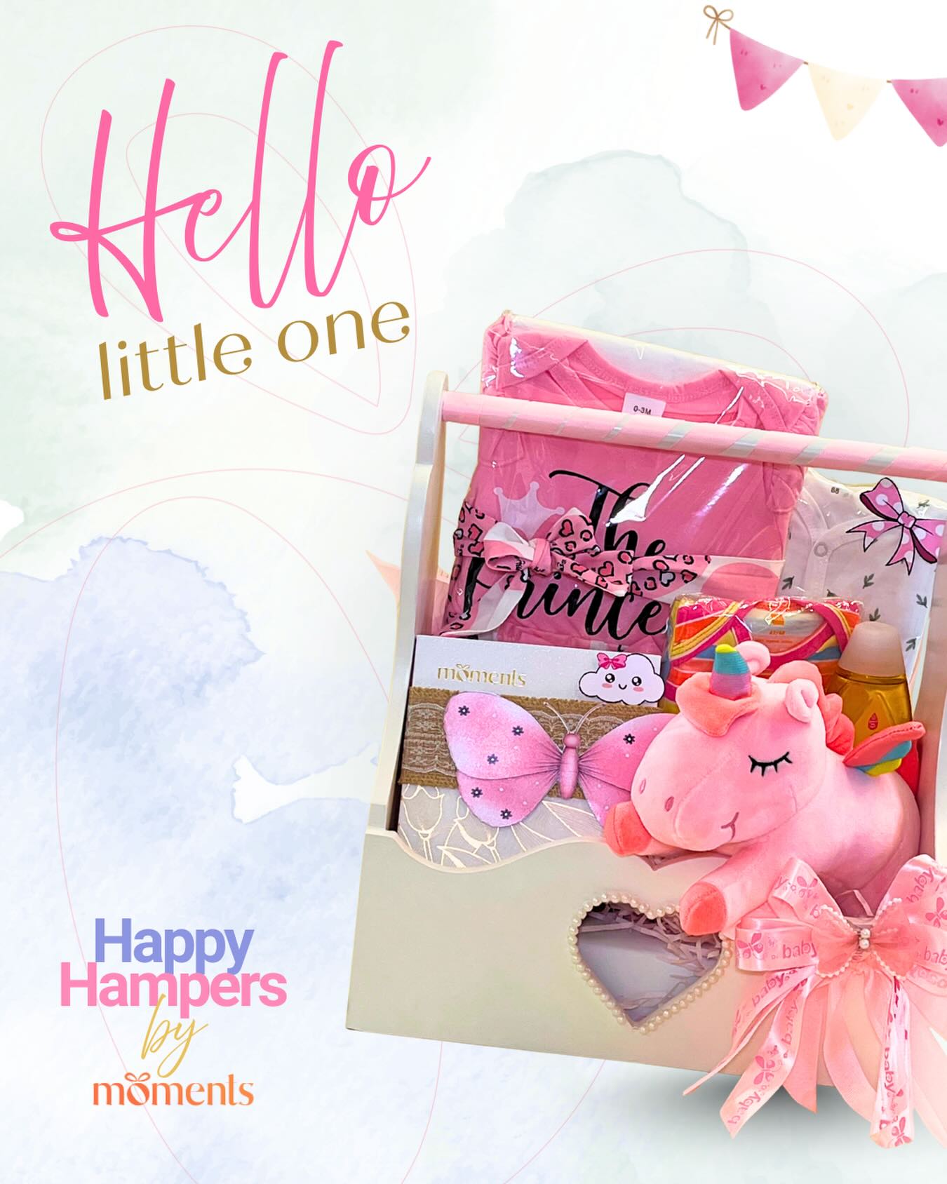 Moments Gift Shop Facebook ad: Hello, little one.