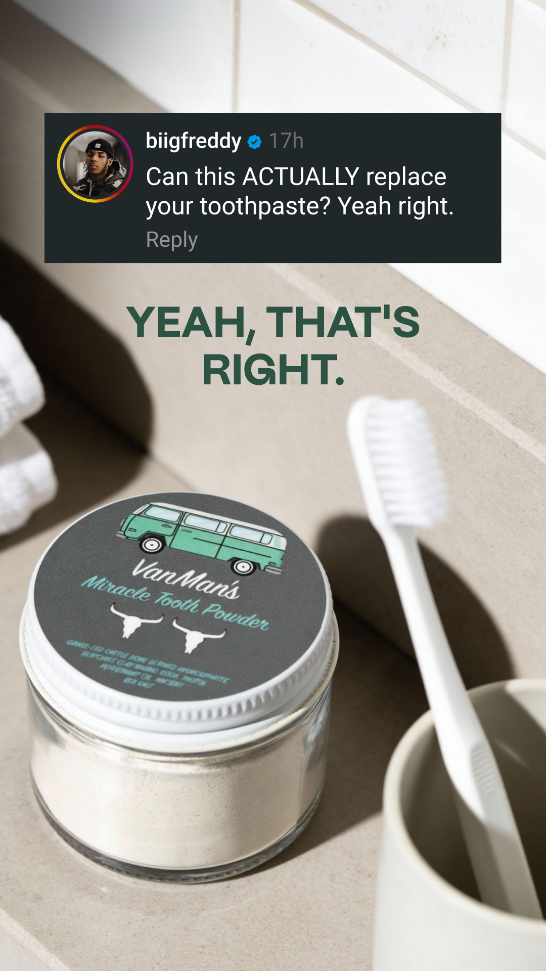 VanMan Facebook ad