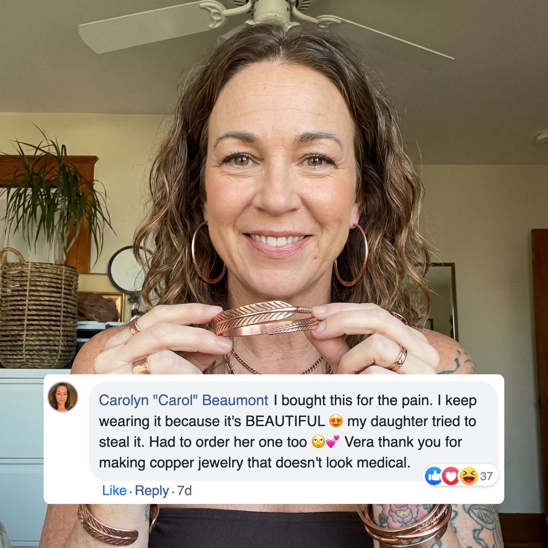 Vera’s Copper Jewelry Facebook ad
