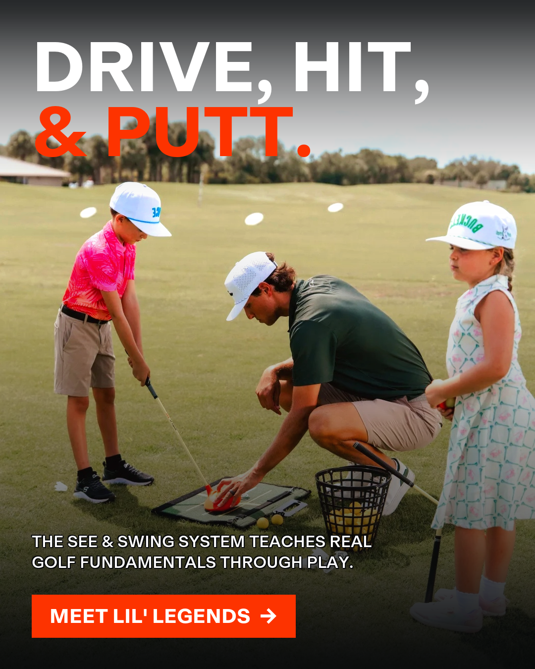 Performance Golf Facebook ad