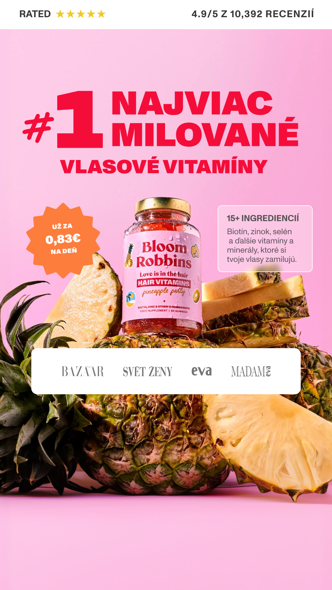 Bloom Robbins SK/CZ Facebook ad