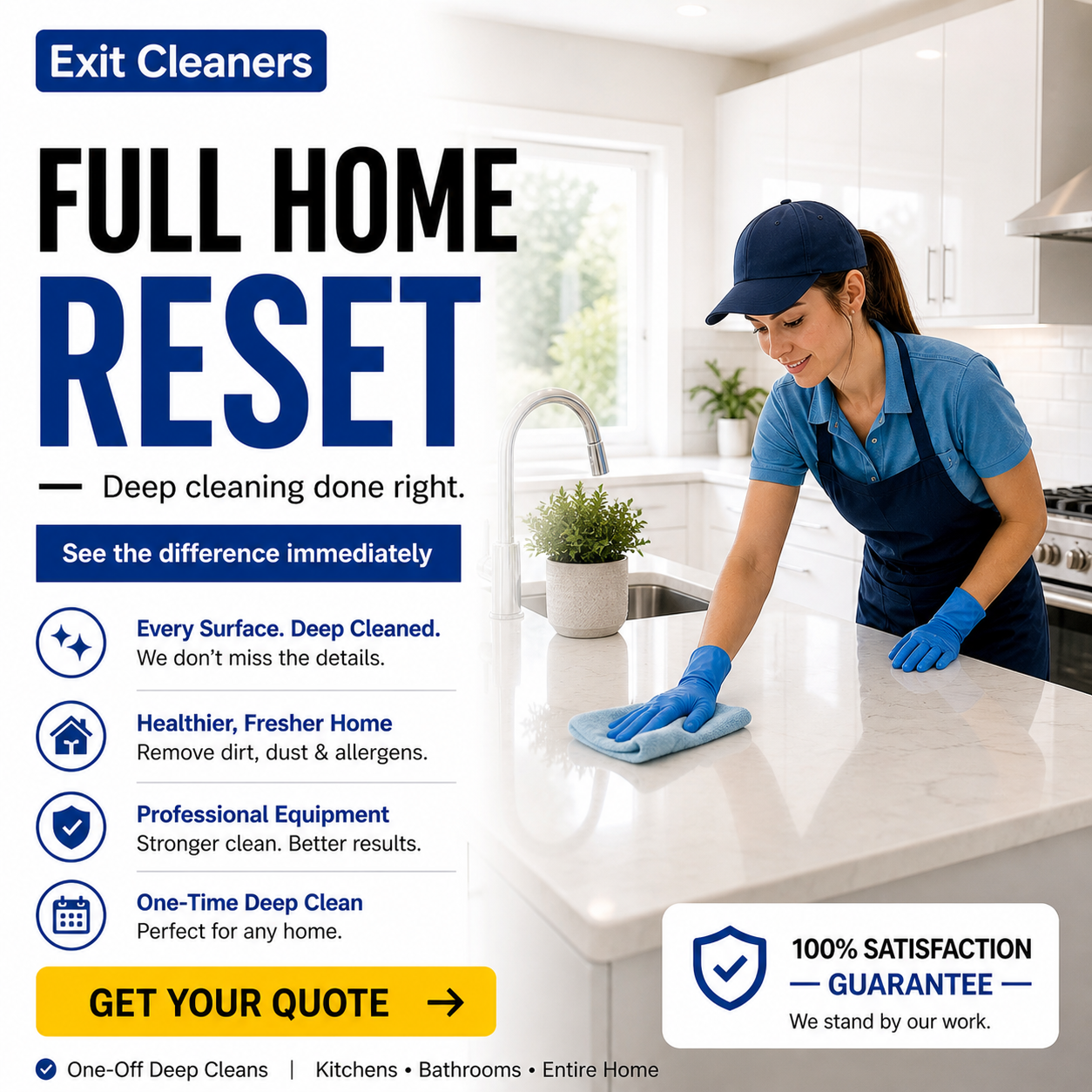Exit Cleaners Facebook ad