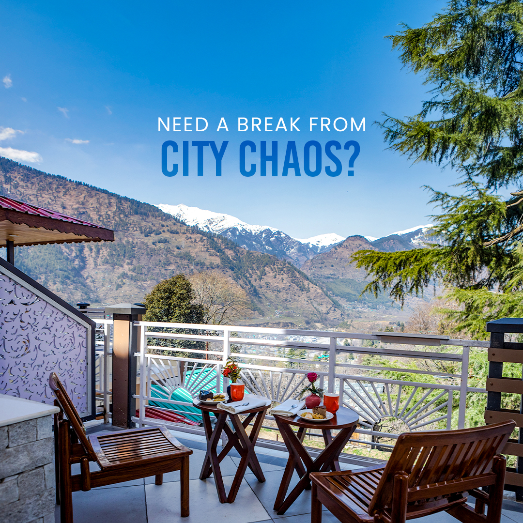 Anand Vardhan Resorts Facebook ad: Ready to trade traffic jams for mountain peaks?